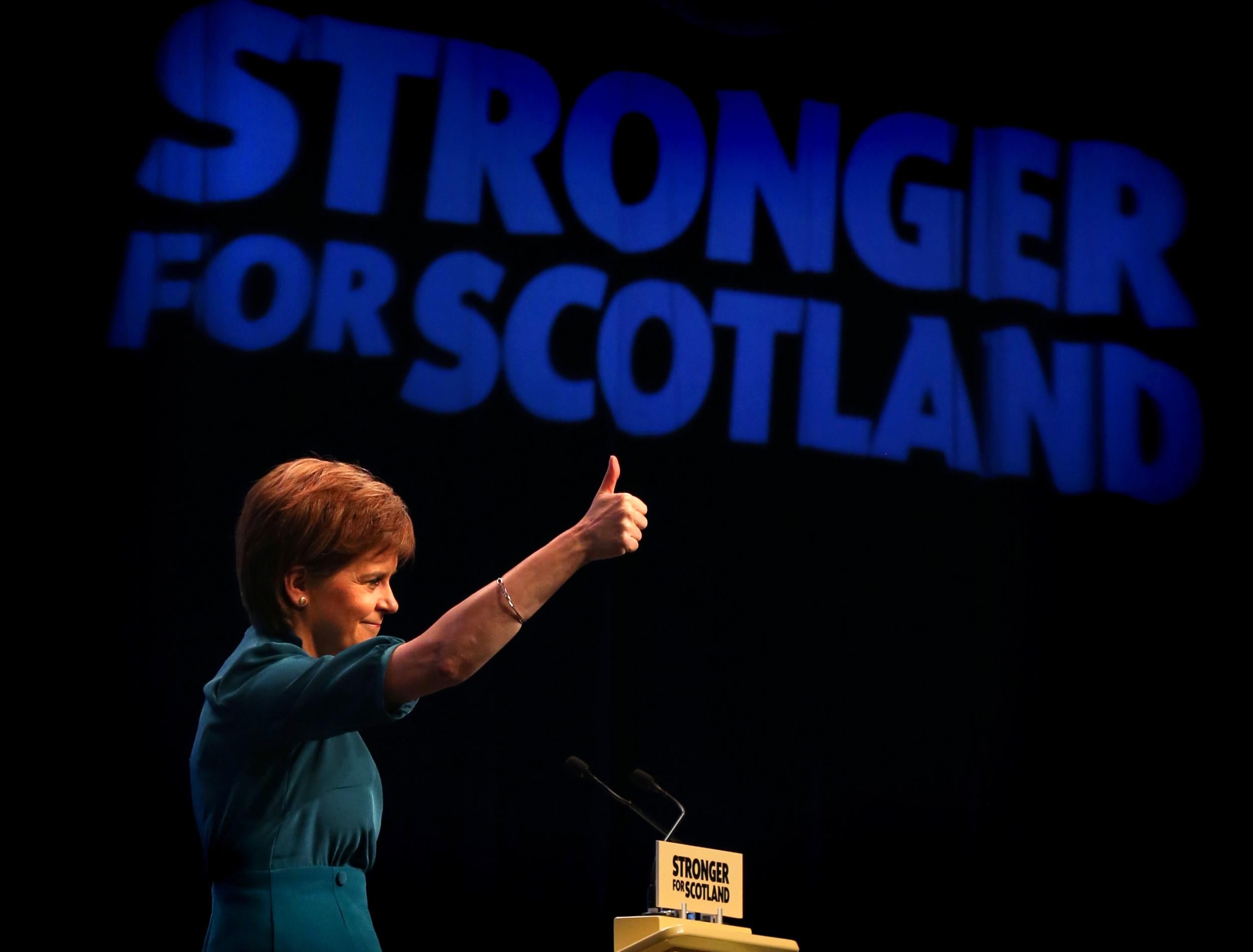 &#13;
Ms Sturgeon said she respected the decision taken by the Scottish people at last year’s referendum&#13;