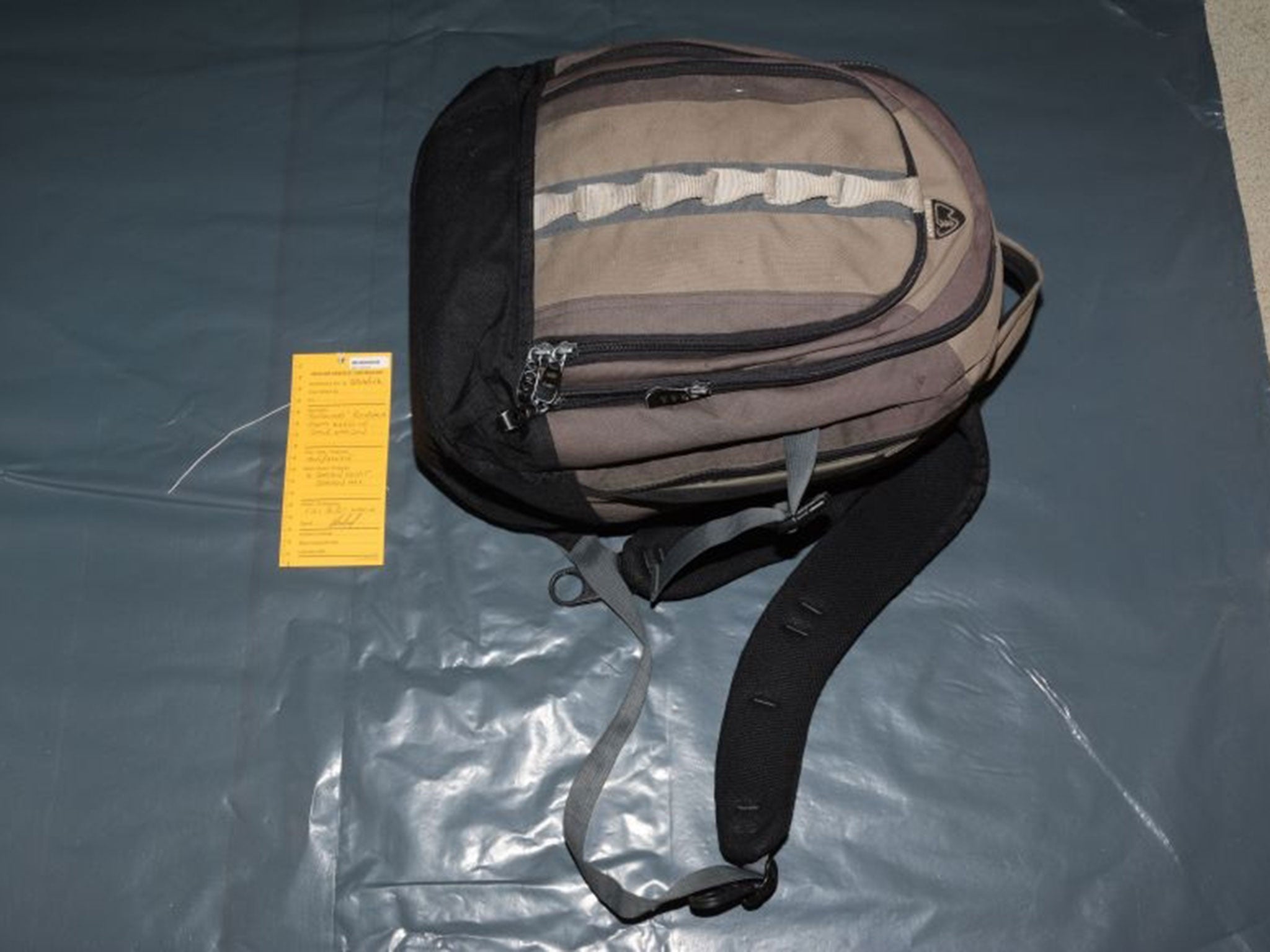 
A Eurohike rucksack which was found at 9 Barton Court