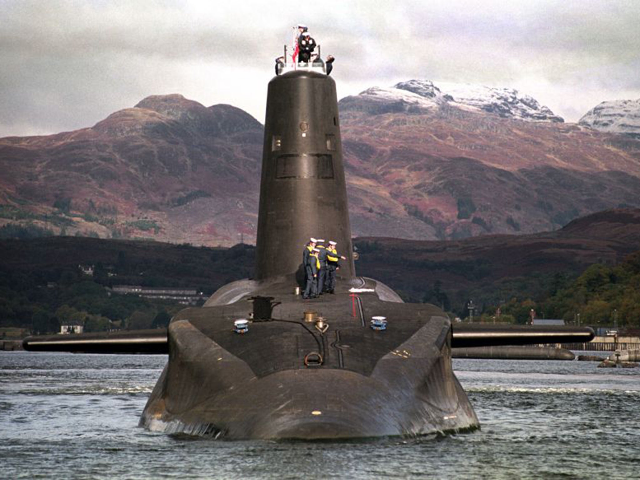 A Trident Vanguard-class submarine