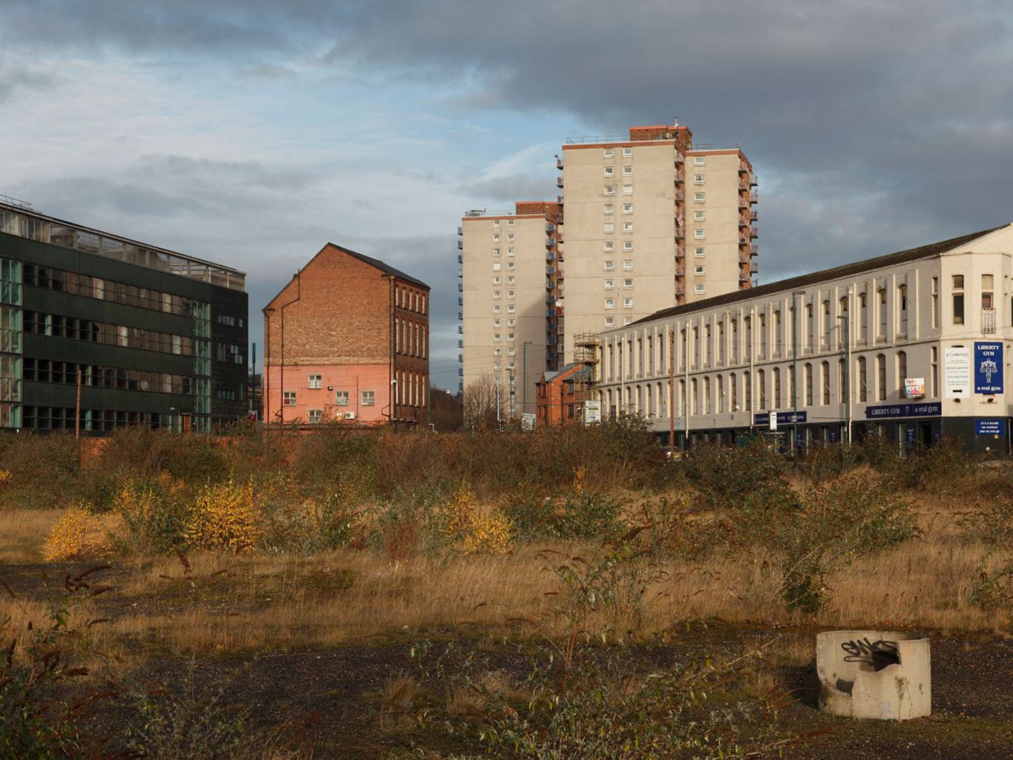 Aside from the sites sold off on Thursday, Tesco has abandoned numerous locations, such as this one in Nottingham, that it snapped up before the slump in 2008