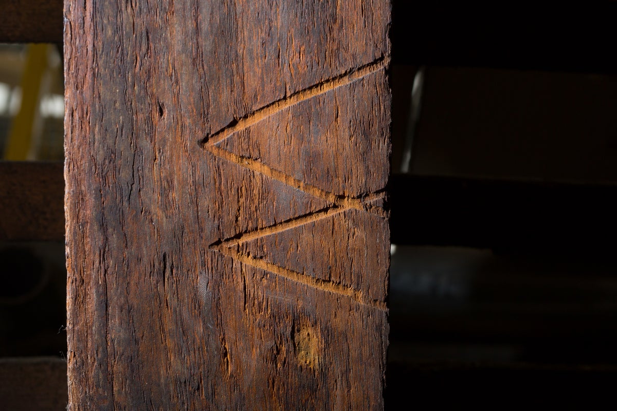 Markings at the Tower of London