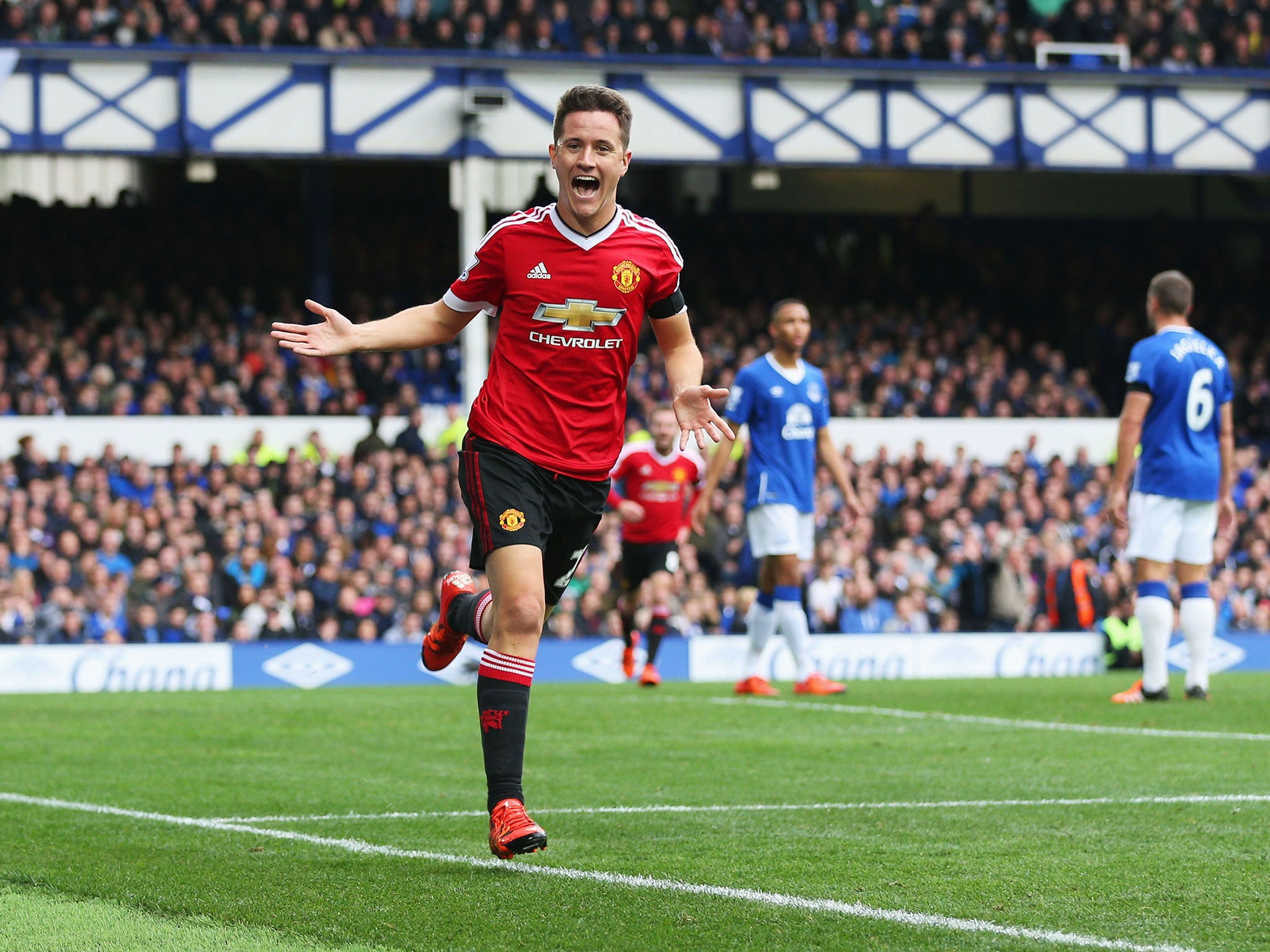 Ander Herrera got United's second goal of the afternoon