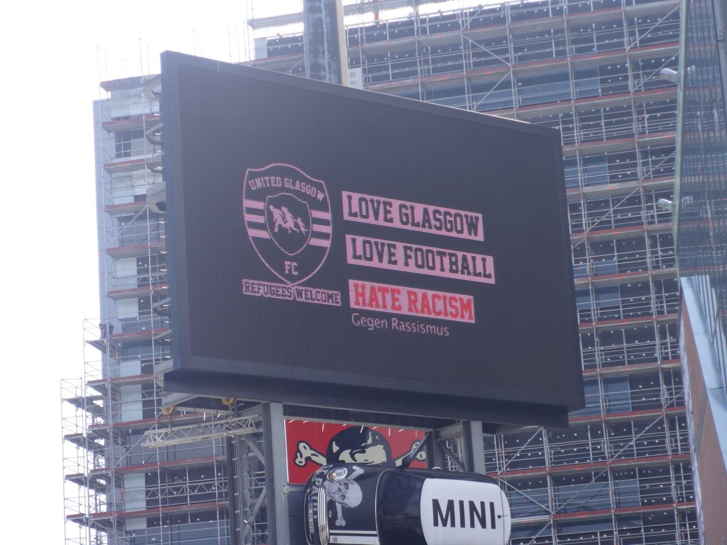 United Glasgow anti-racism football team in Scotland