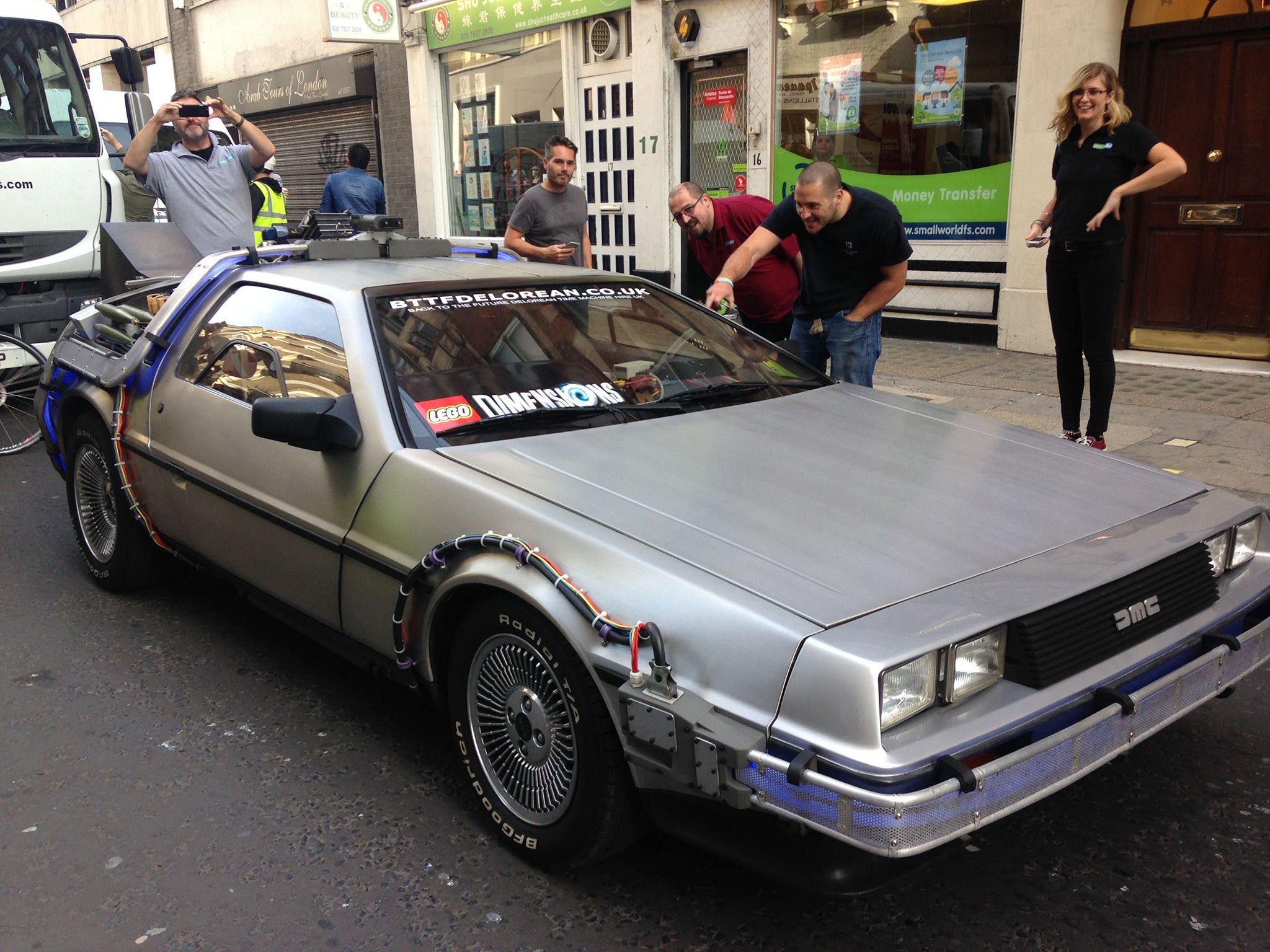 The DeLorean DMC-12 was made in Belfast before the manufacturer went bust in 1982