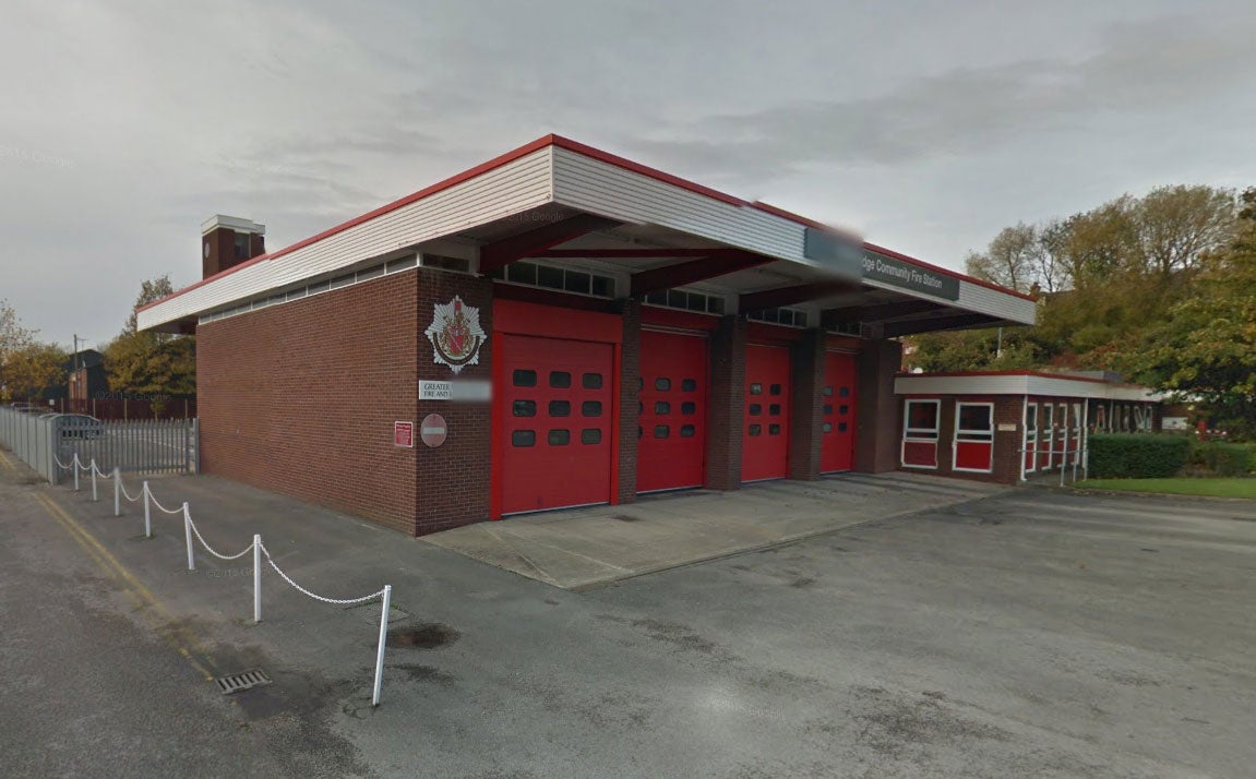 Stalybridge Fire Station, where Lee Gaunt worked