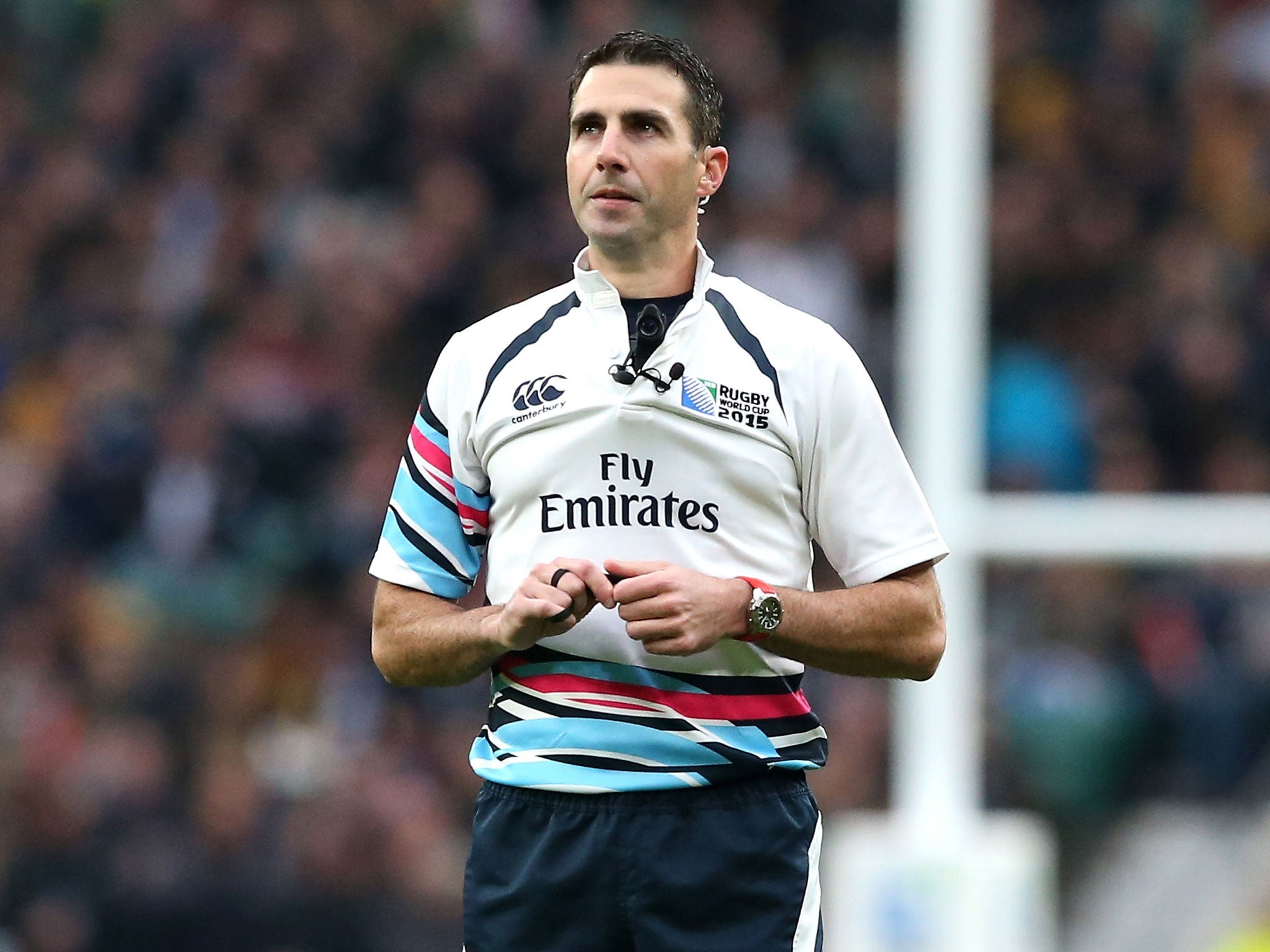 World Rugby referee Craig Joubert