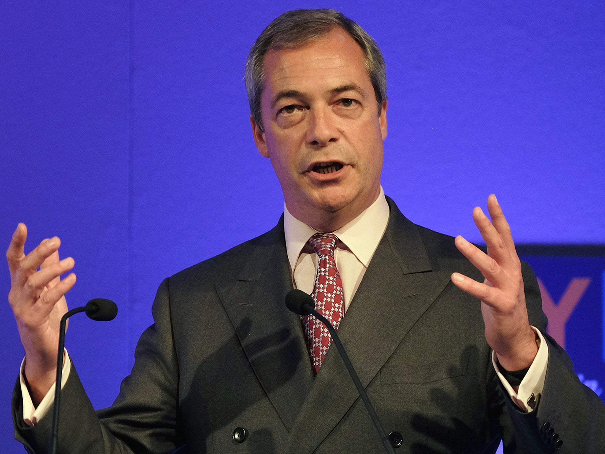 Ukip leader Nigel Farage