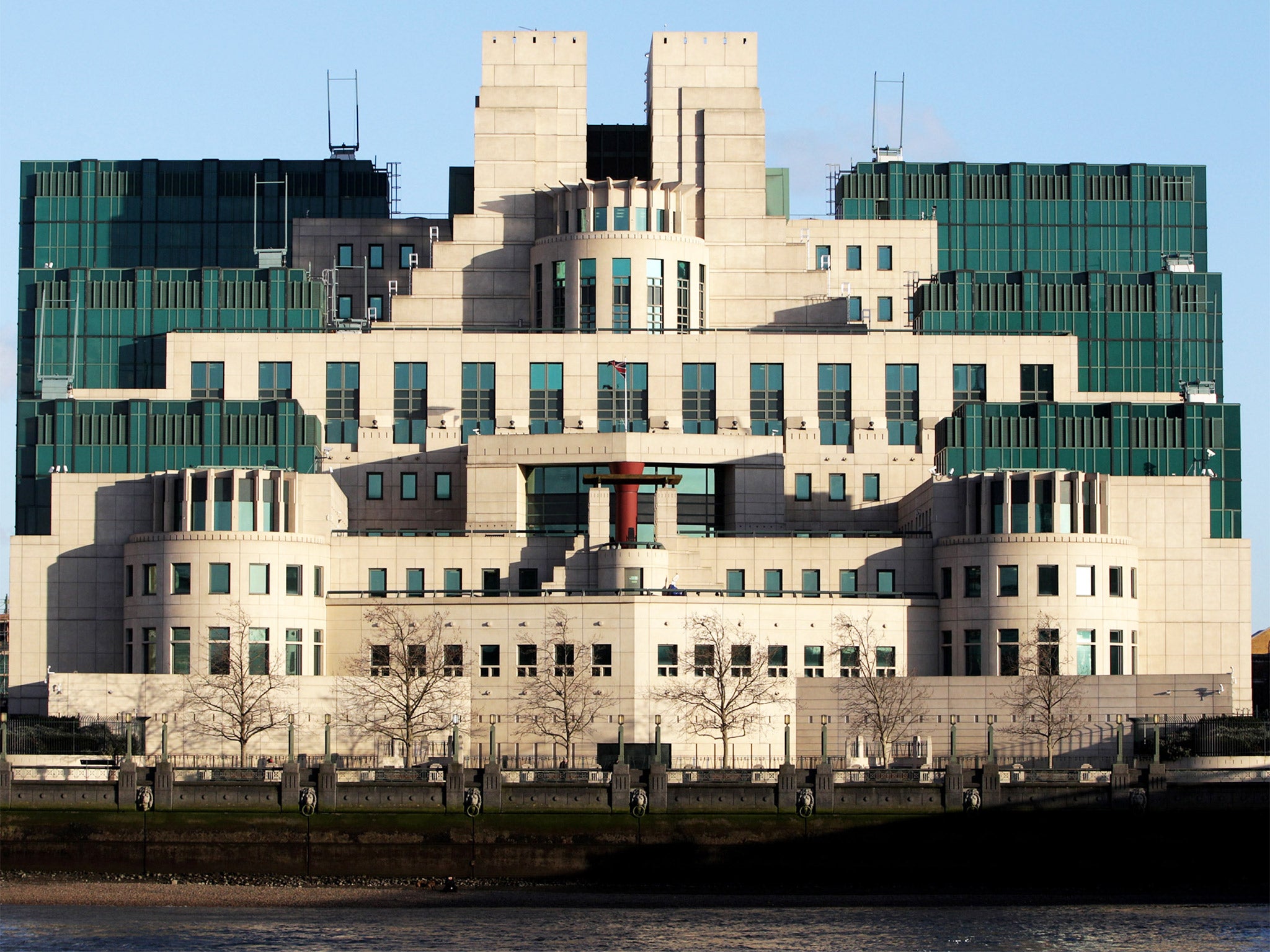 The MI6 building in Vauxhall - it cost £135m to build and opened in 1994