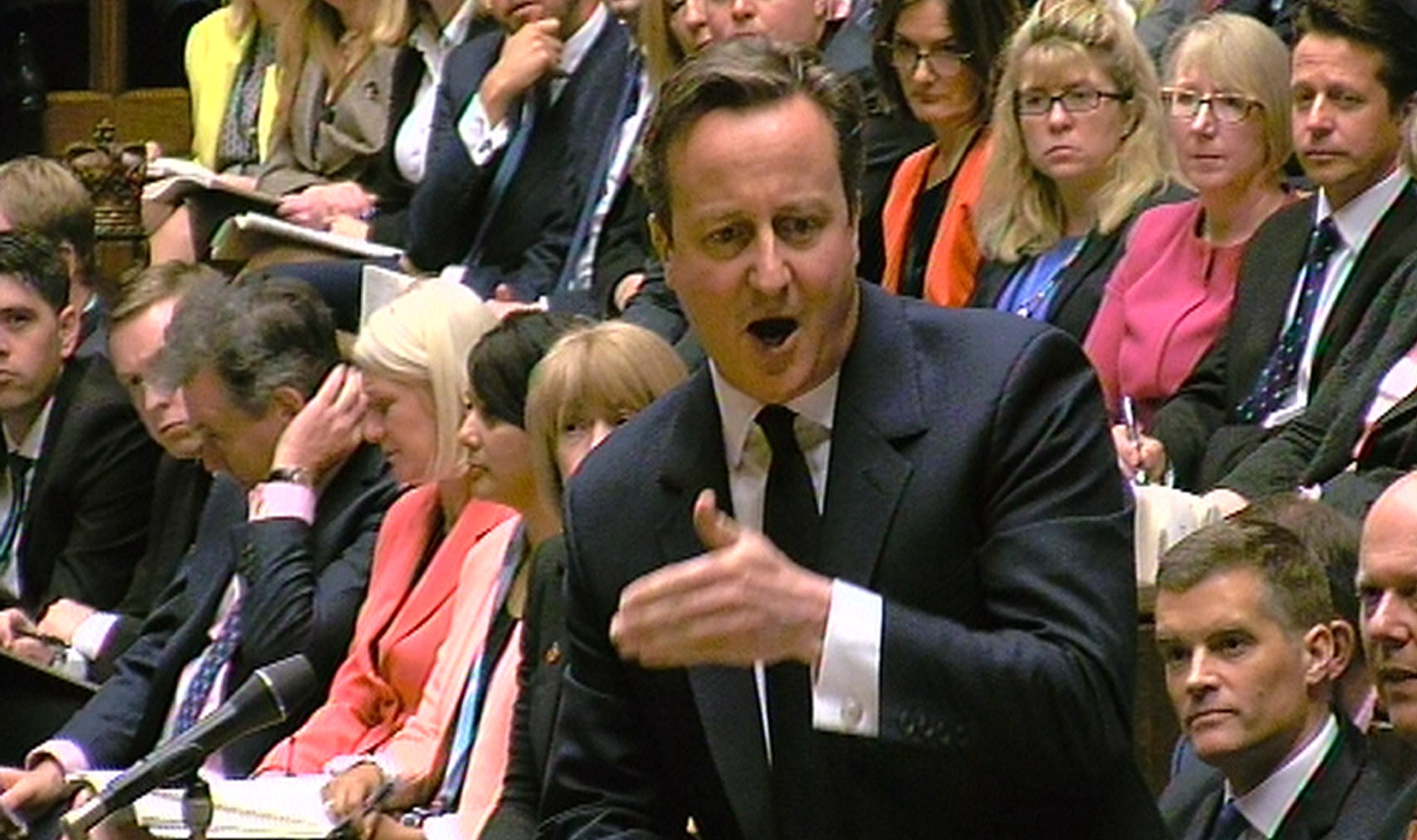 David Cameron at PMQs