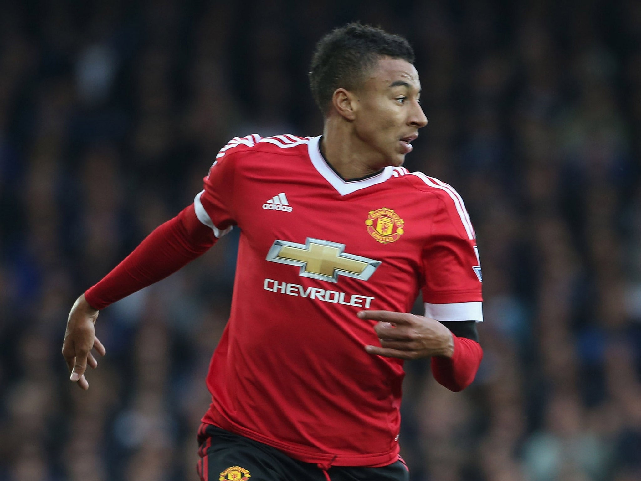 Manchester United winger Jesse Lingard