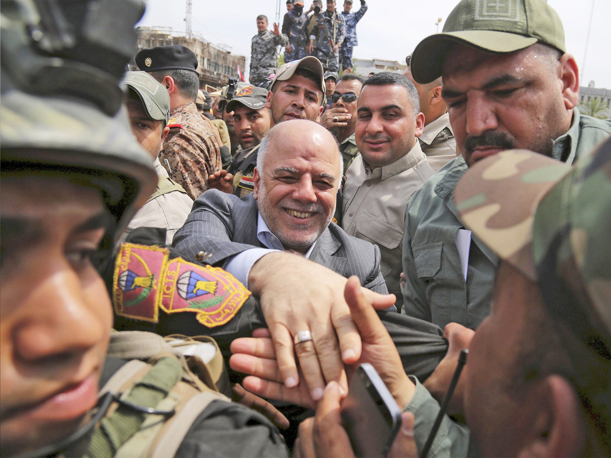 Under pressure: Iraqi Prime Minister Haider al-Abadi