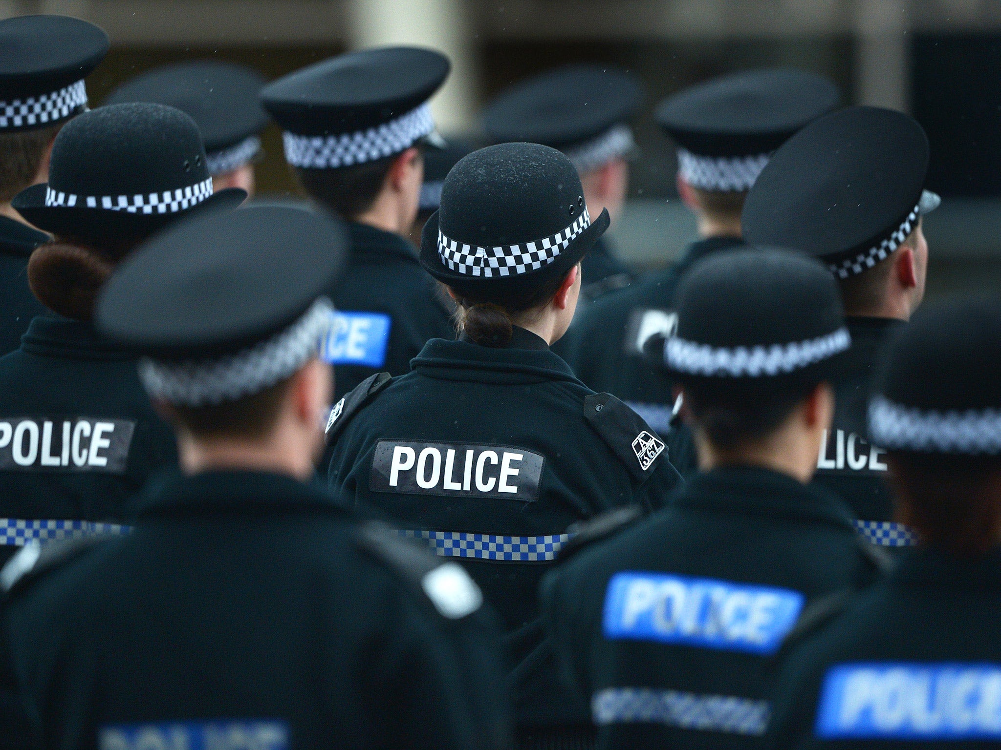 Police officers in uniform