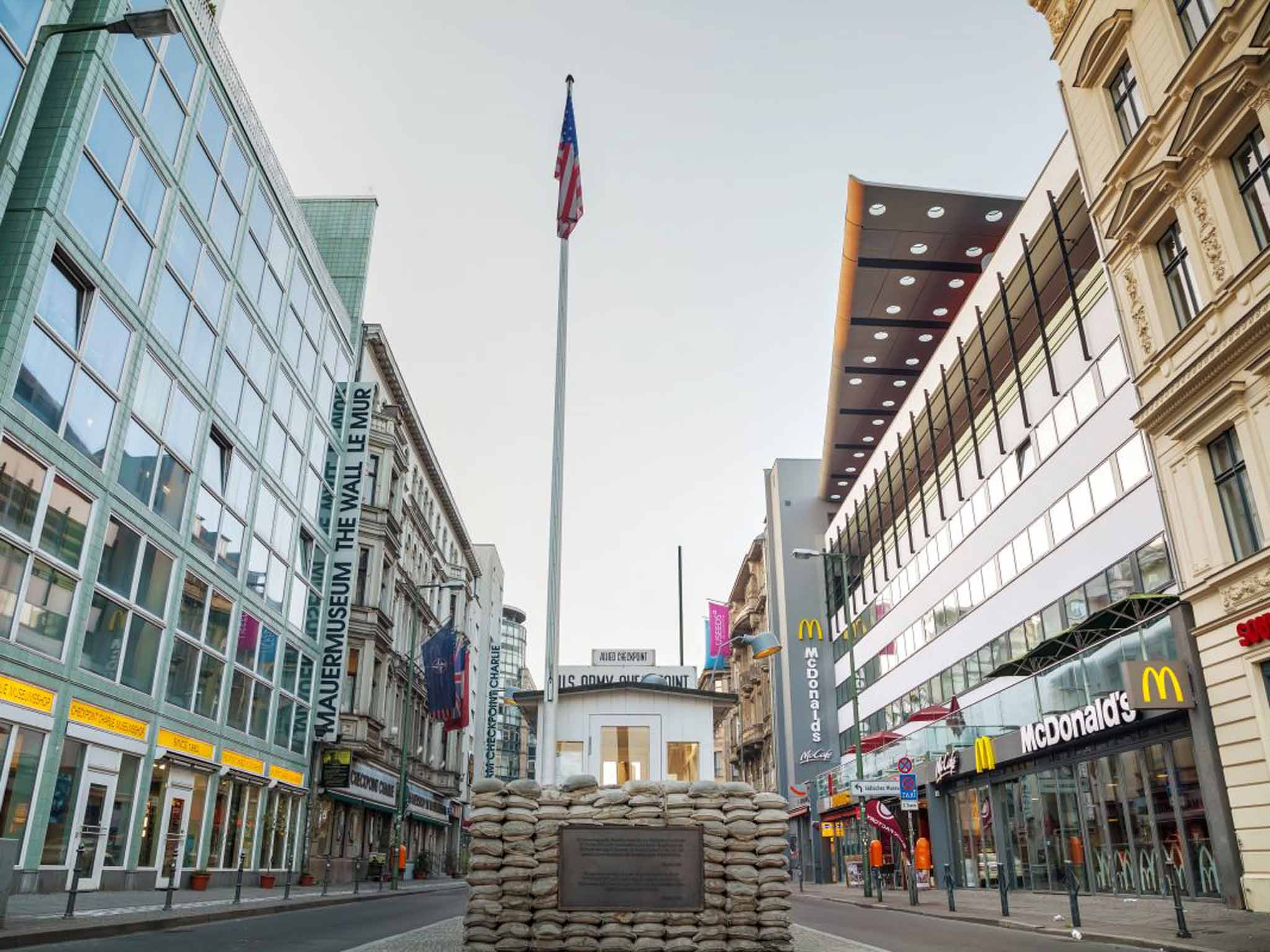 Stop and search: Checkpoint Charlie in Berlin