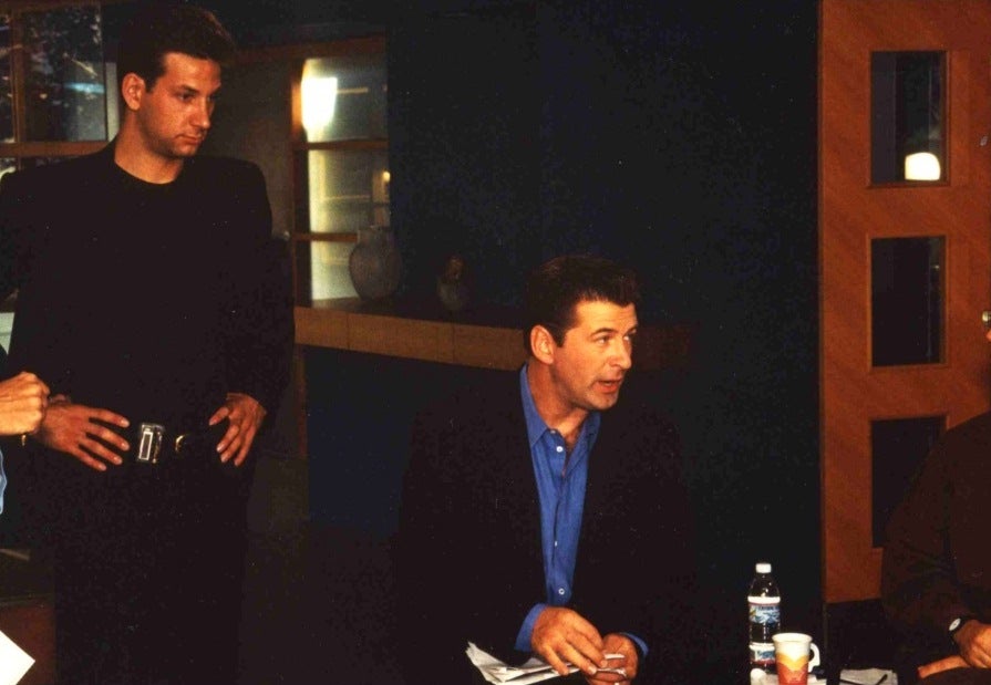 Brian Daniel on location with Alec Baldwin