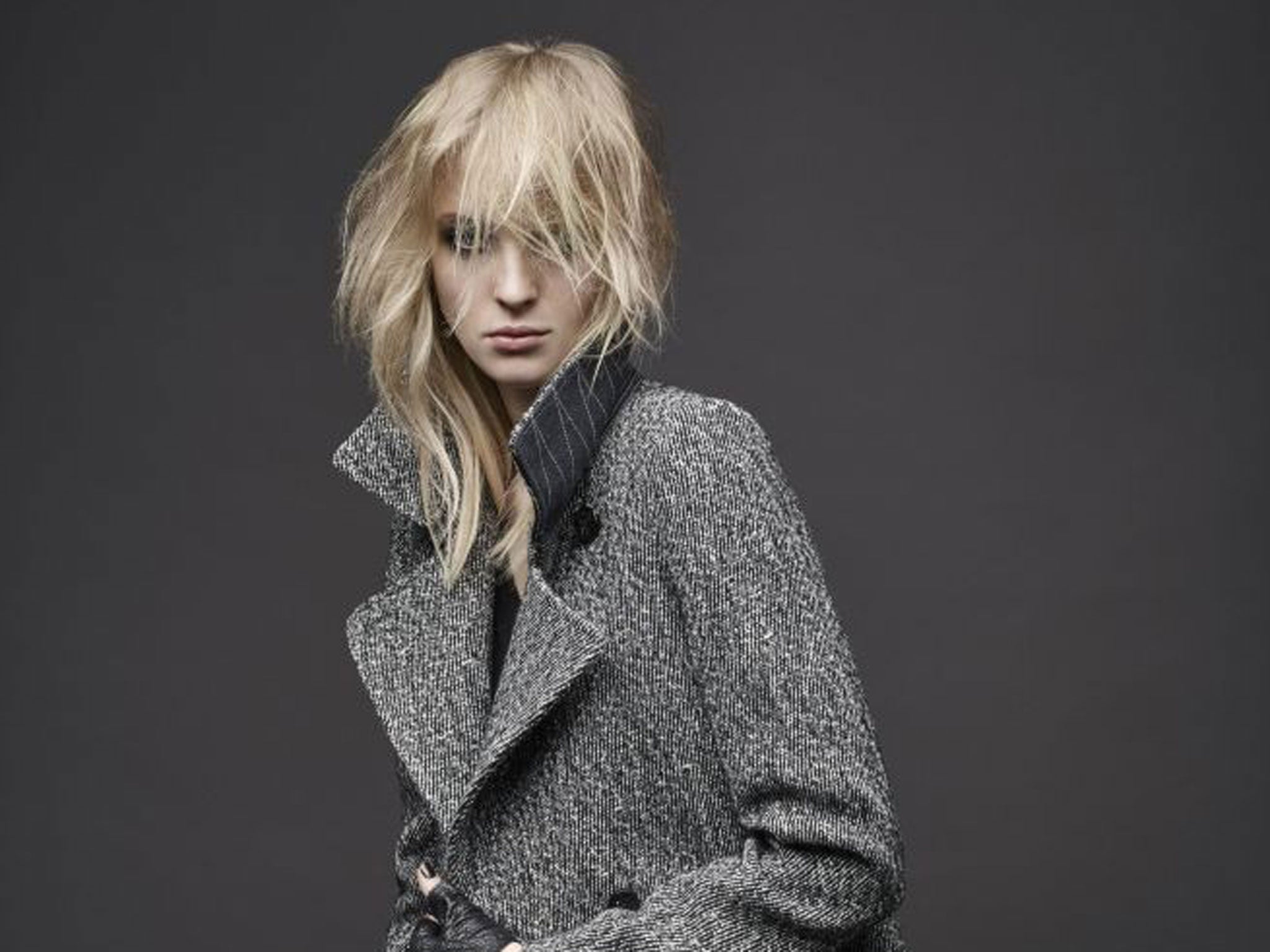 Coat £500, dress £225, gloves £85, all zadig-et-voltaire.com