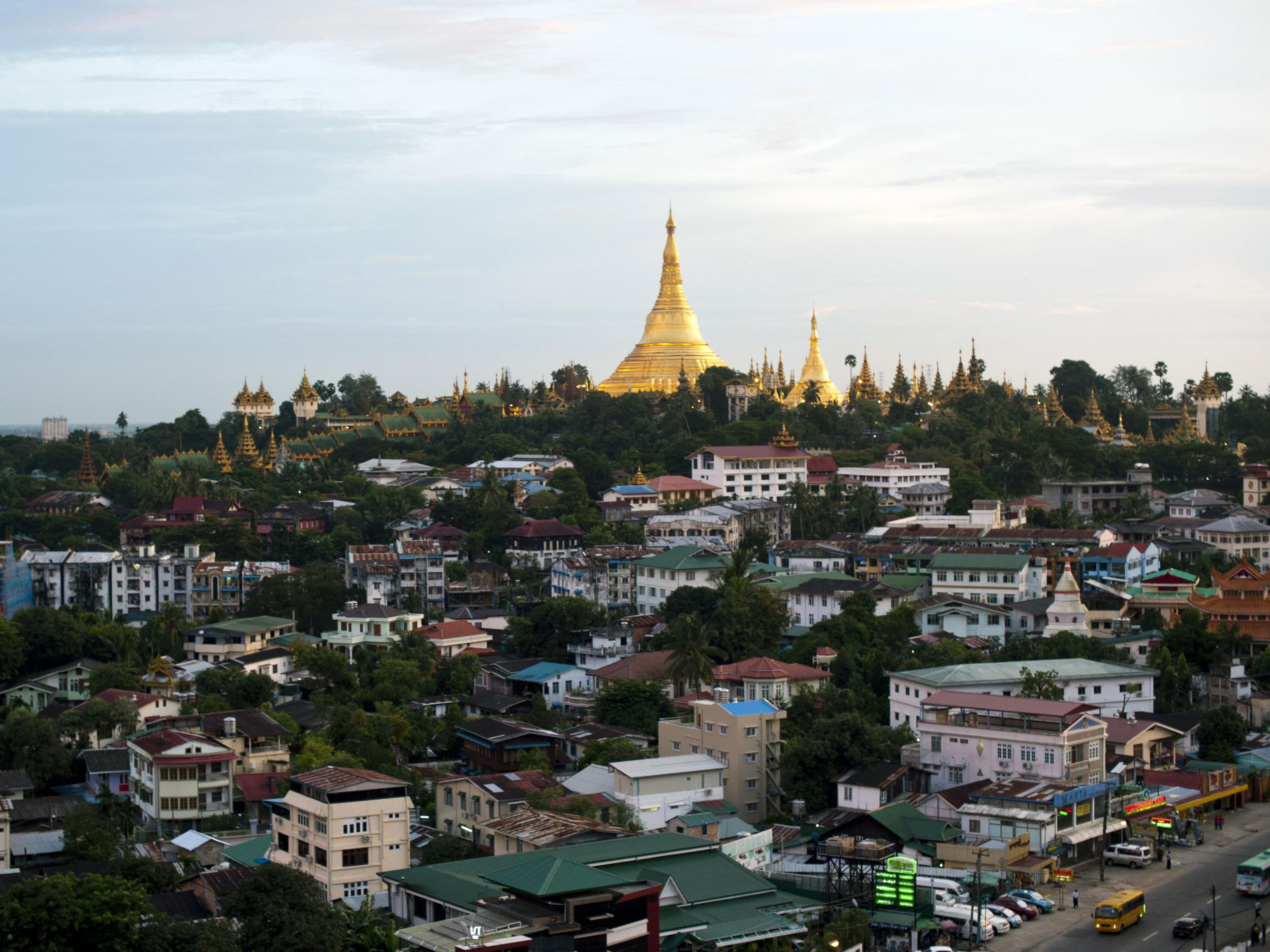 The poet is from Myanmar's largest city, Yangon