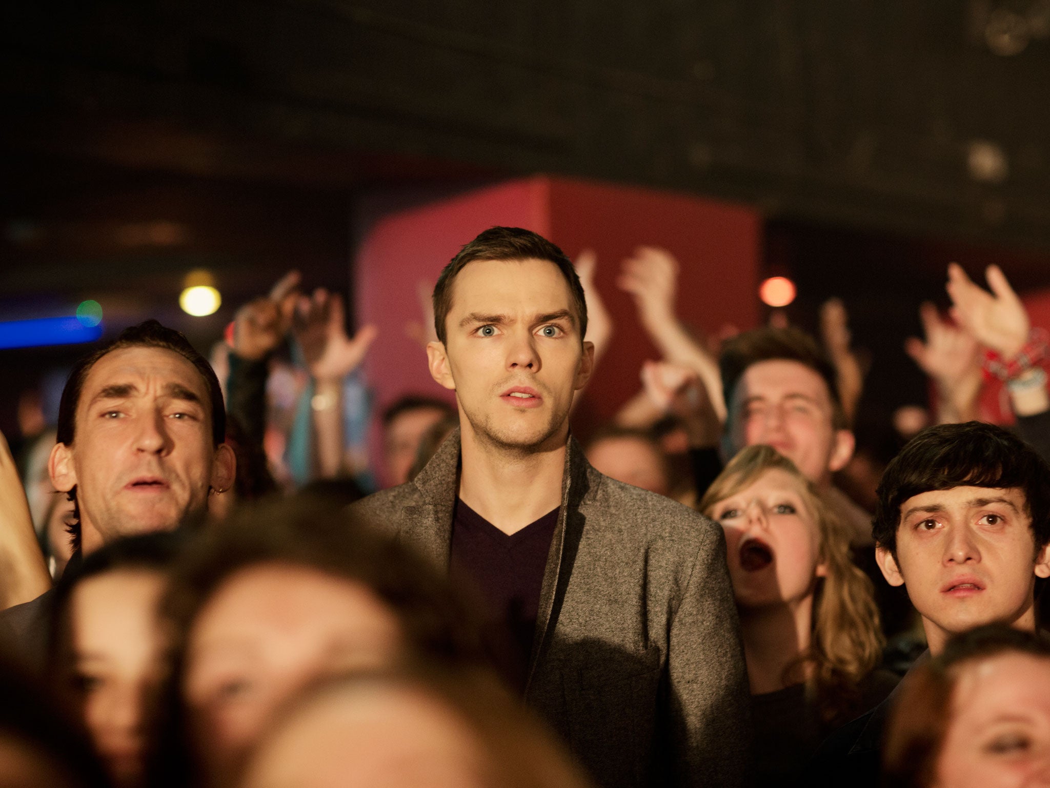 Nicholas Hoult as Steven Stelfox in ‘Kill Your Friends’