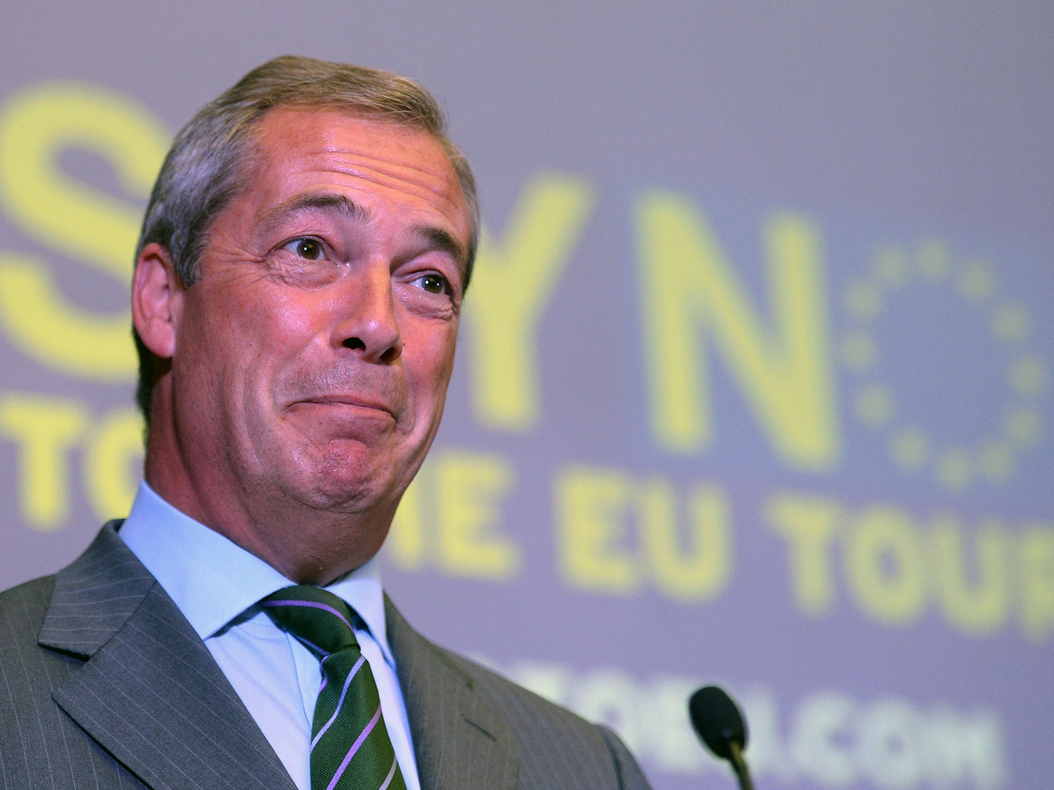 Ukip leader Nigel Farage