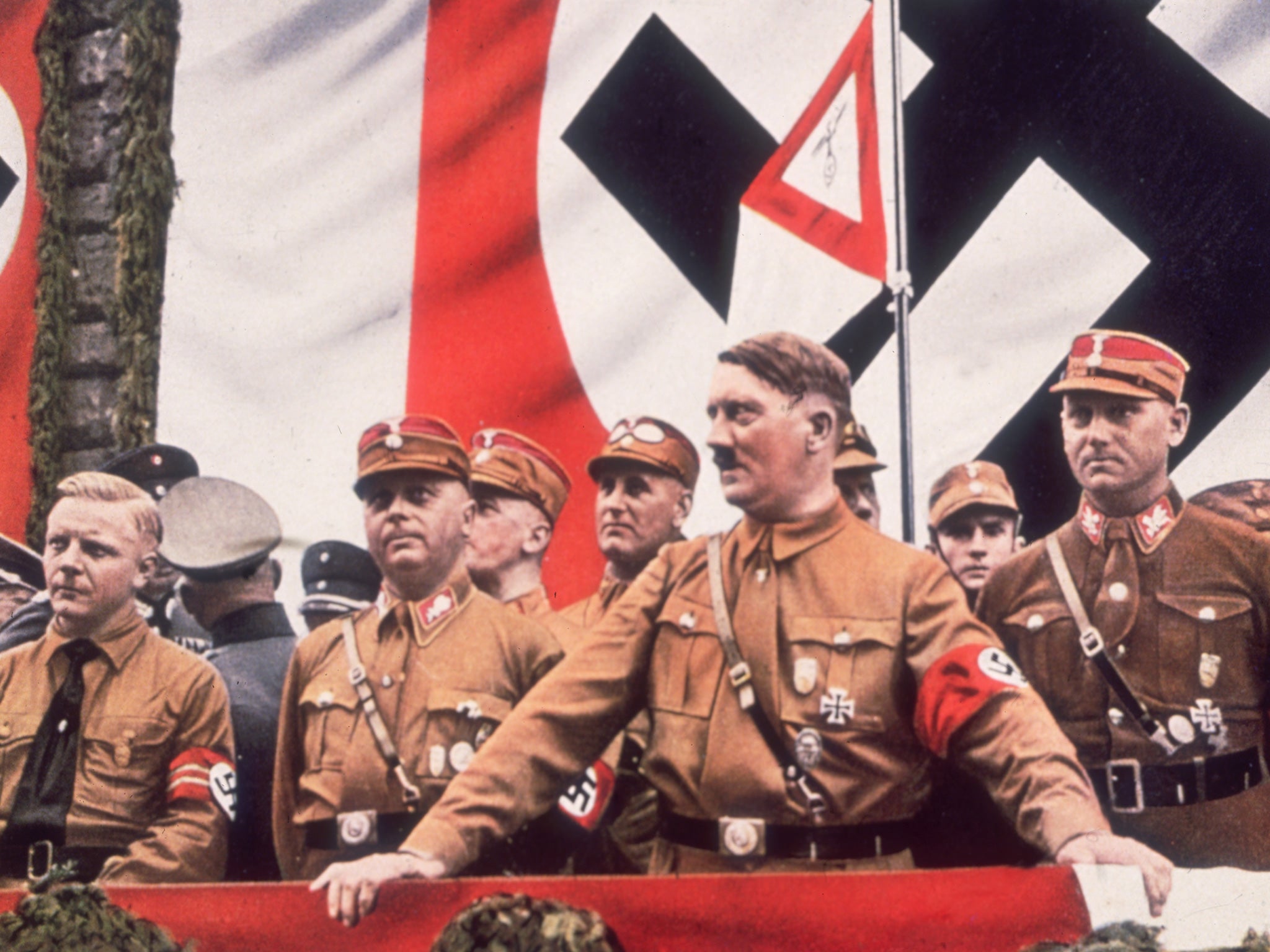 In the film Hitler magically reappears in a housing project in East Berlin, near the site of the bunker where he killed himself