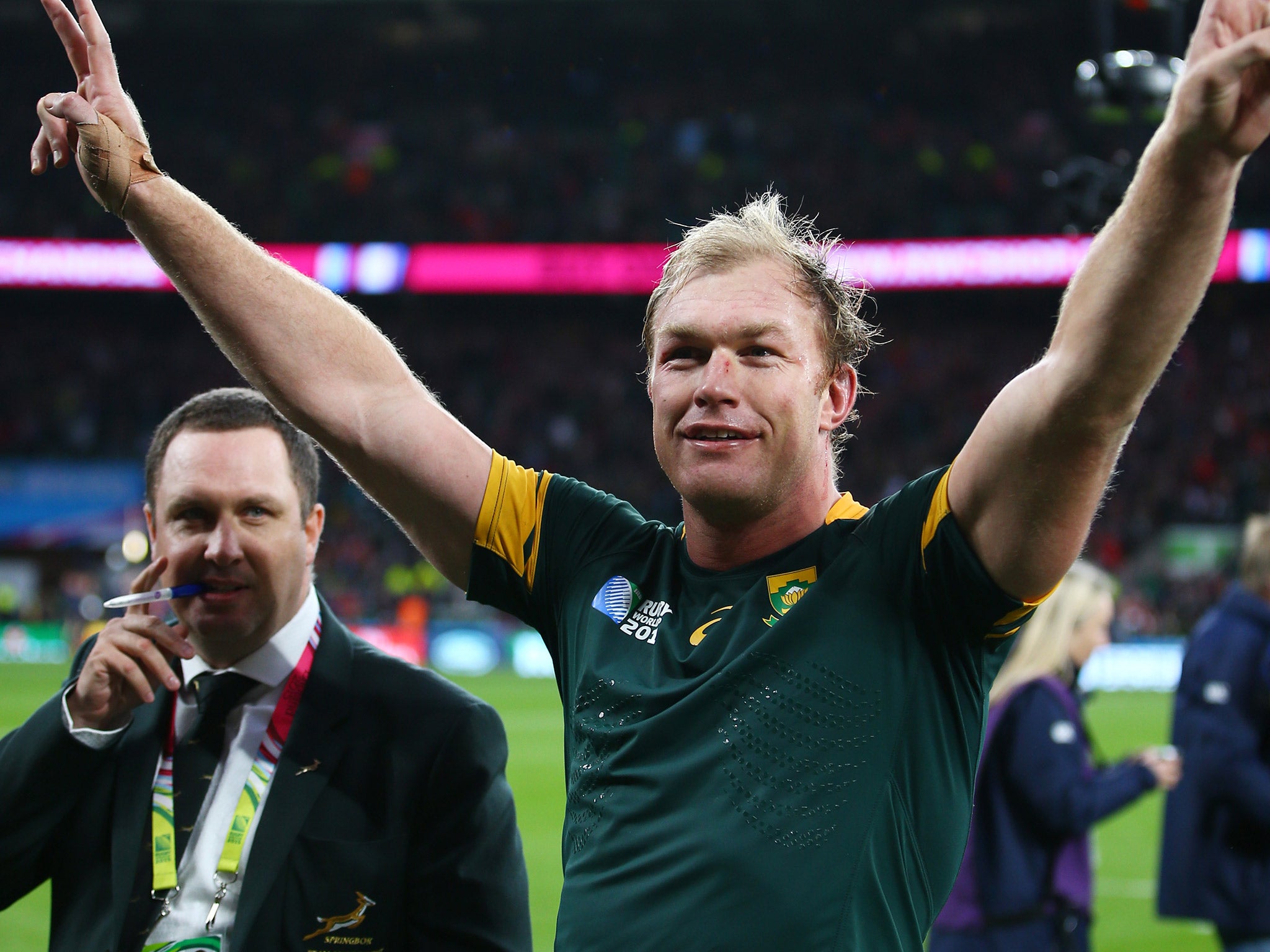 South Africa flanker Schalk Burger