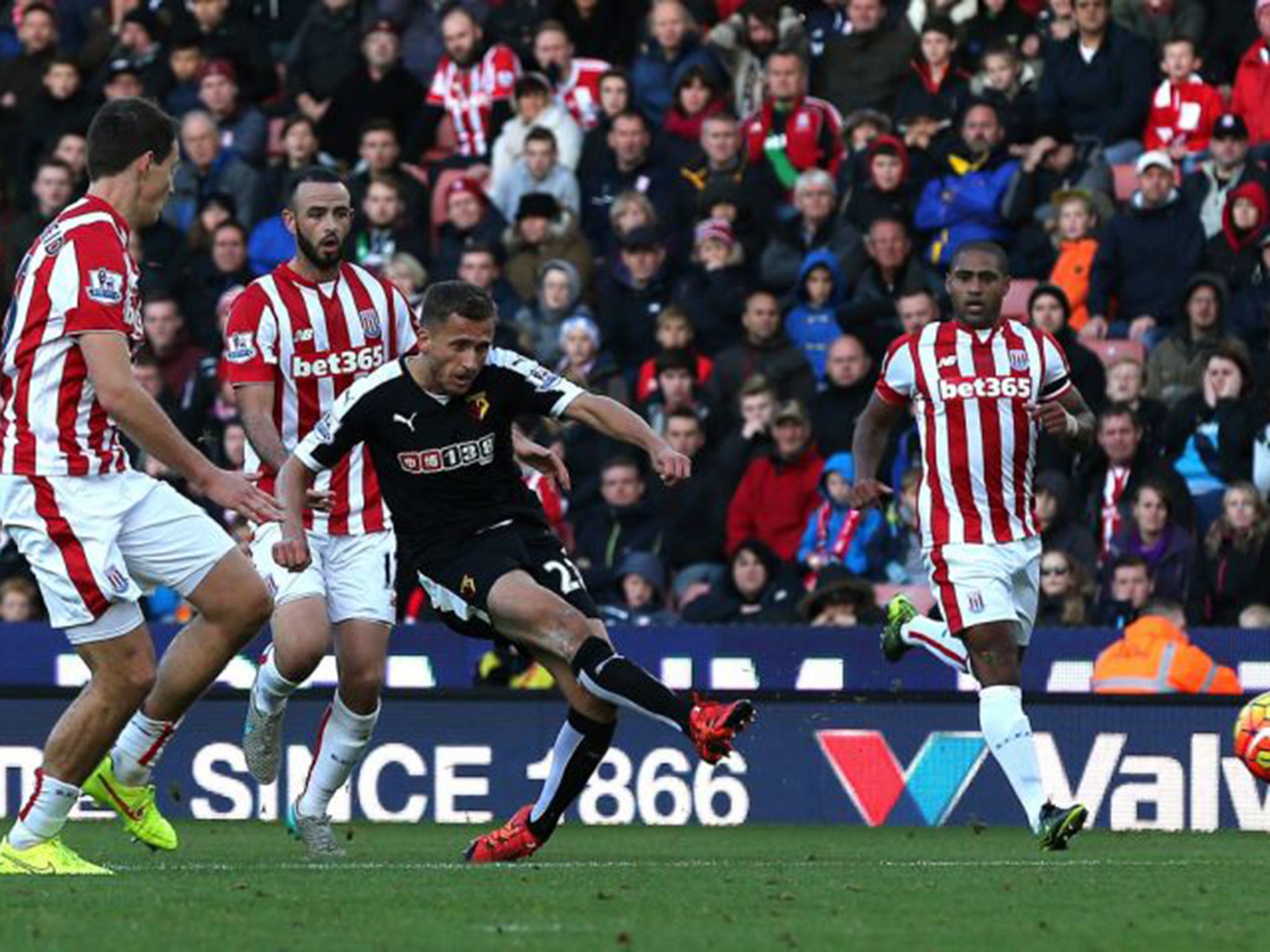 Almen Abdi scores the second