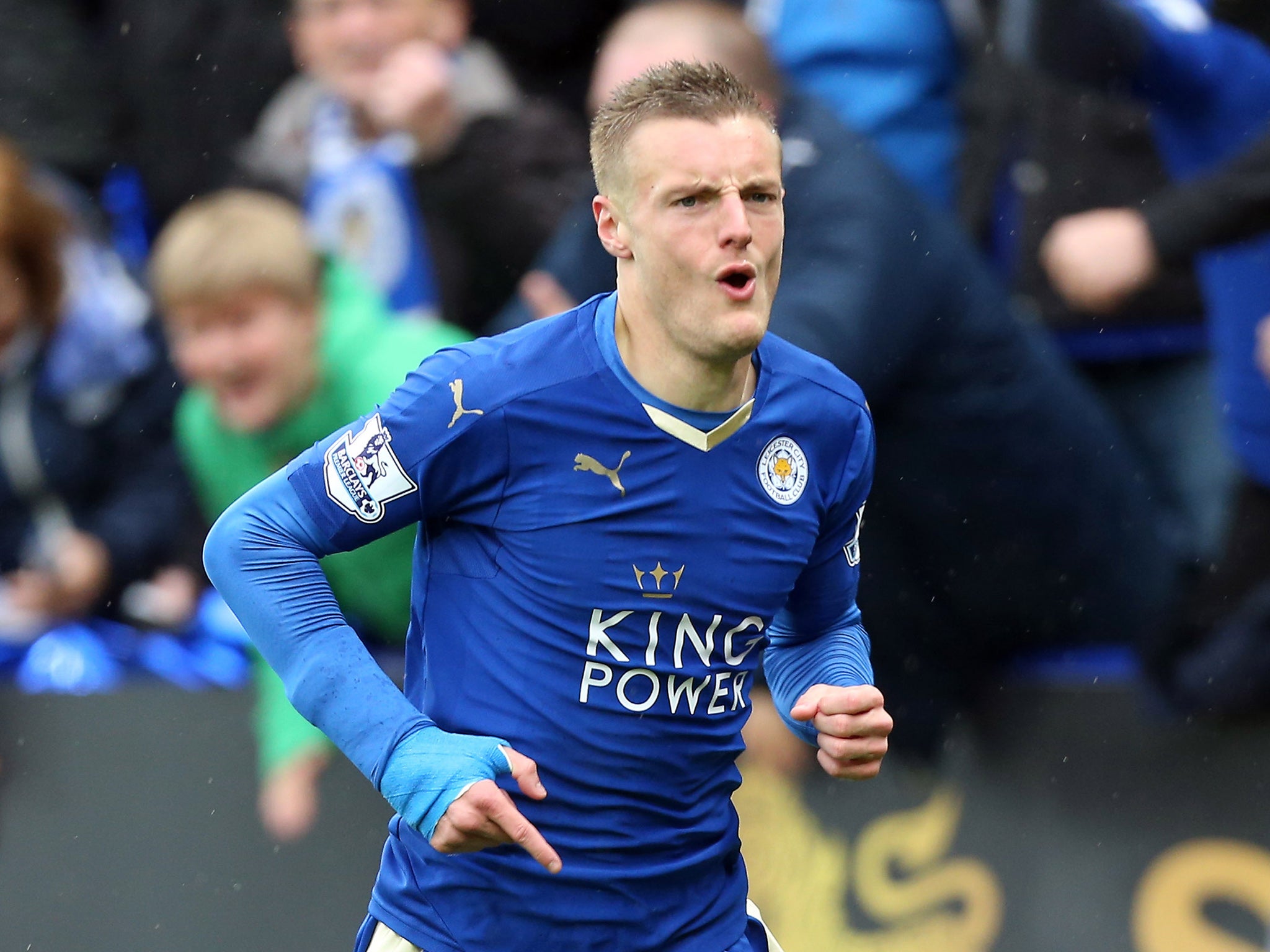 Leicester City striker Jamie Vardy