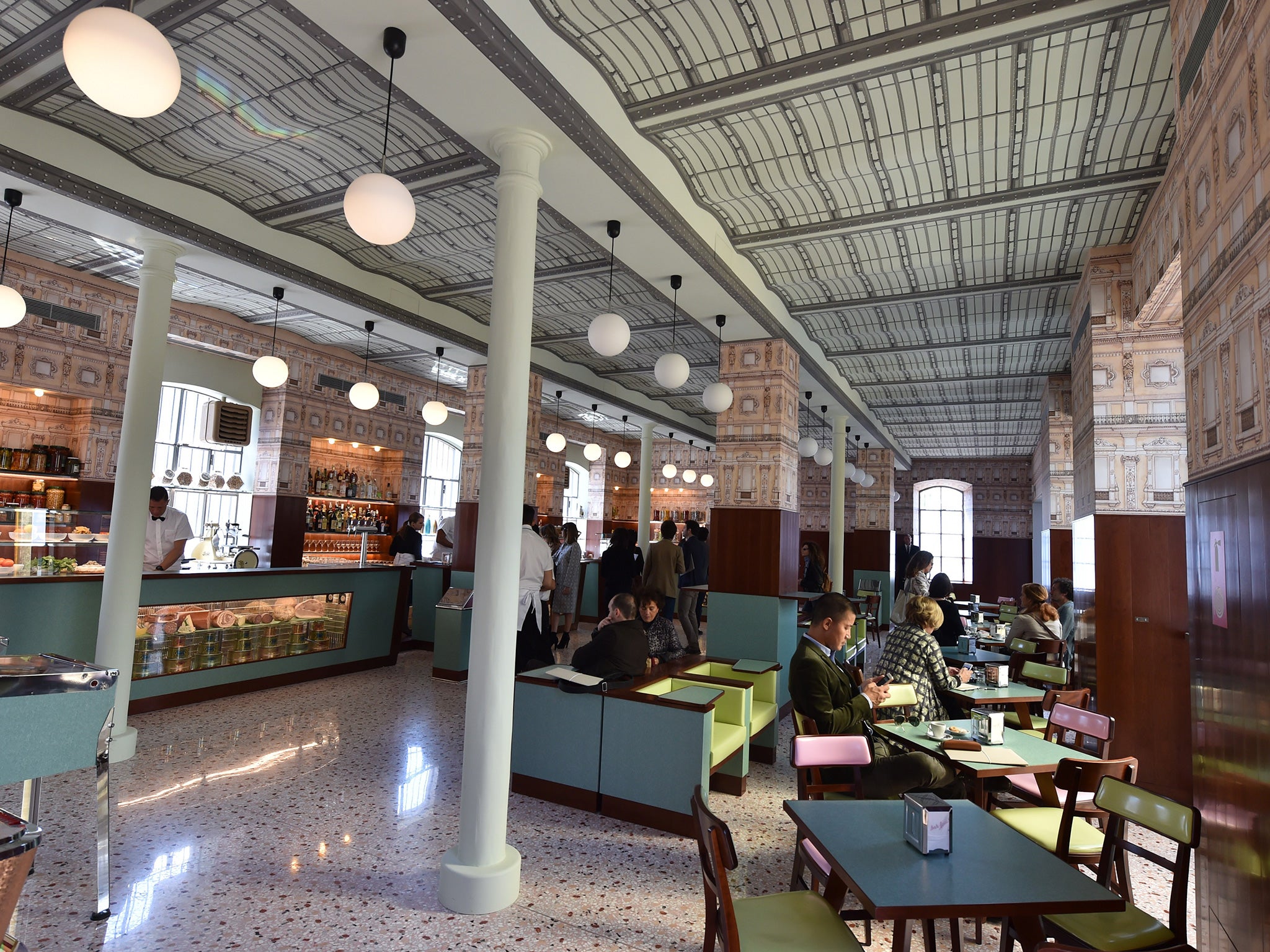 Film set: the Wes Anderson-designed Bar Luce in Milan