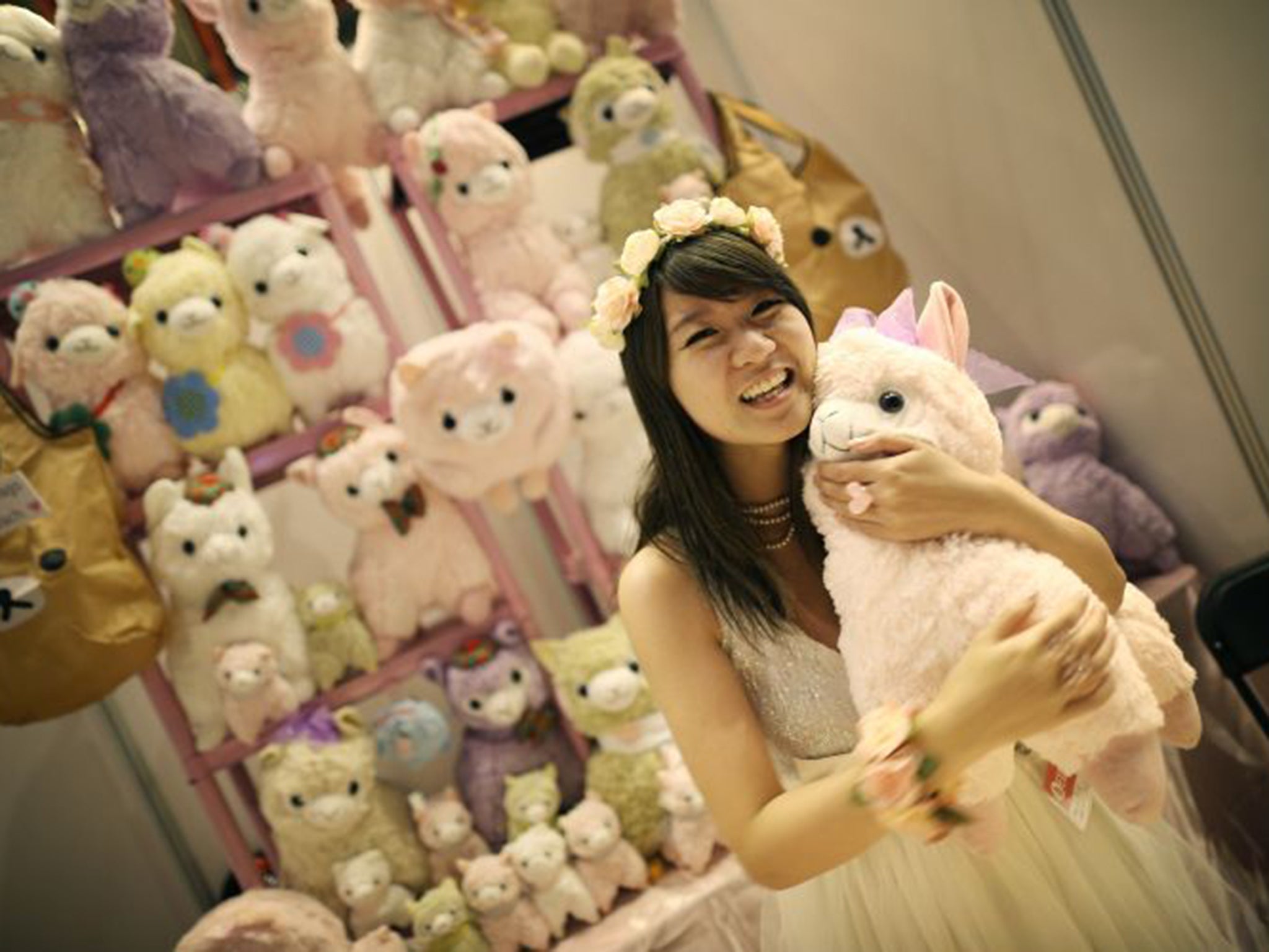 An attendee at the July 2015 Hyper Japan festival in London