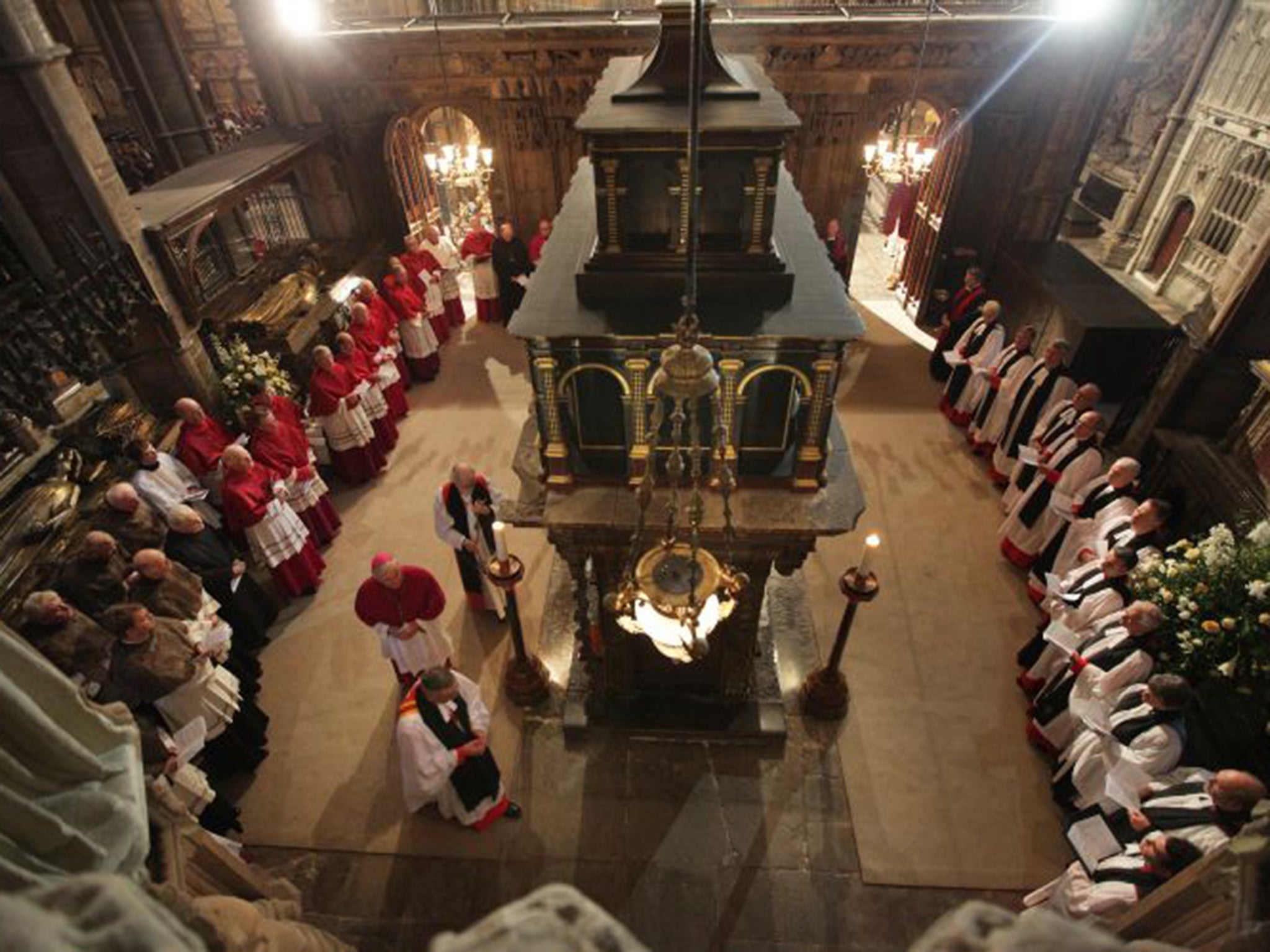 &#13;
Evensong at Westminster Abbey &#13;