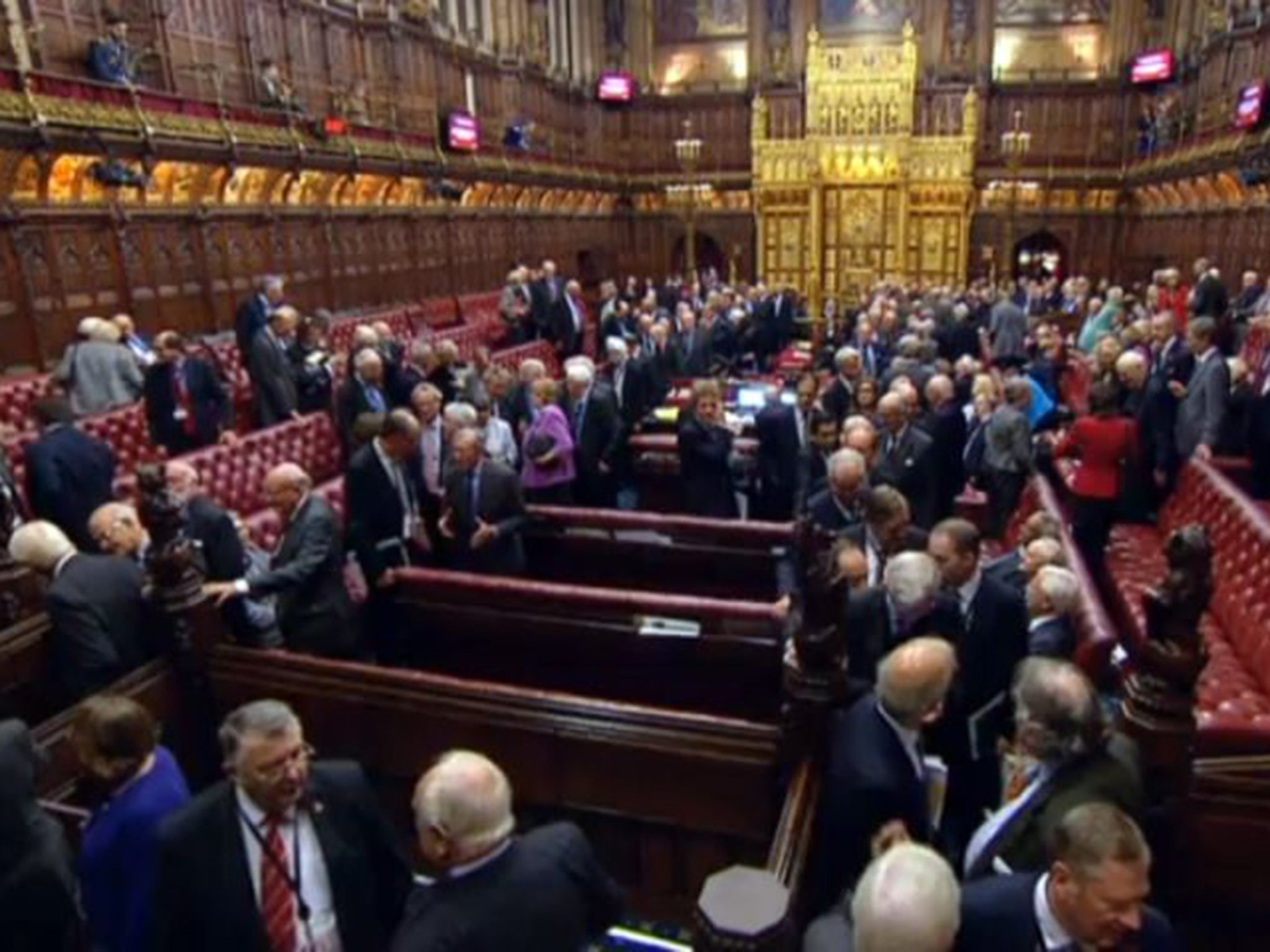 The House of Lords shrugged off warnings of a constitutional crisis and voted to delay the £4.4bn package of cuts