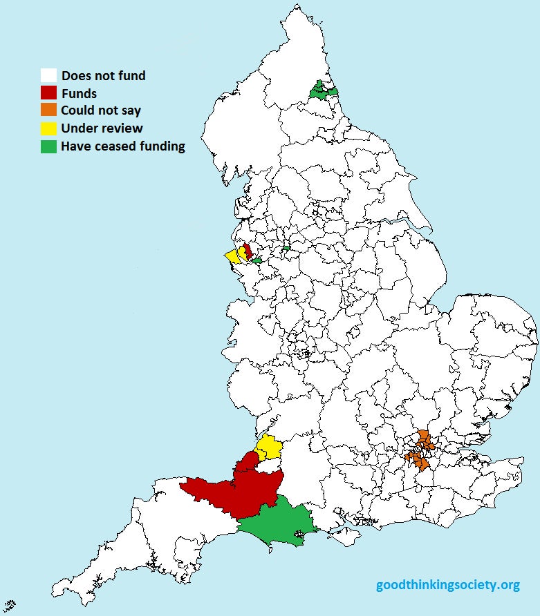 CCG funding for homeopathy in England