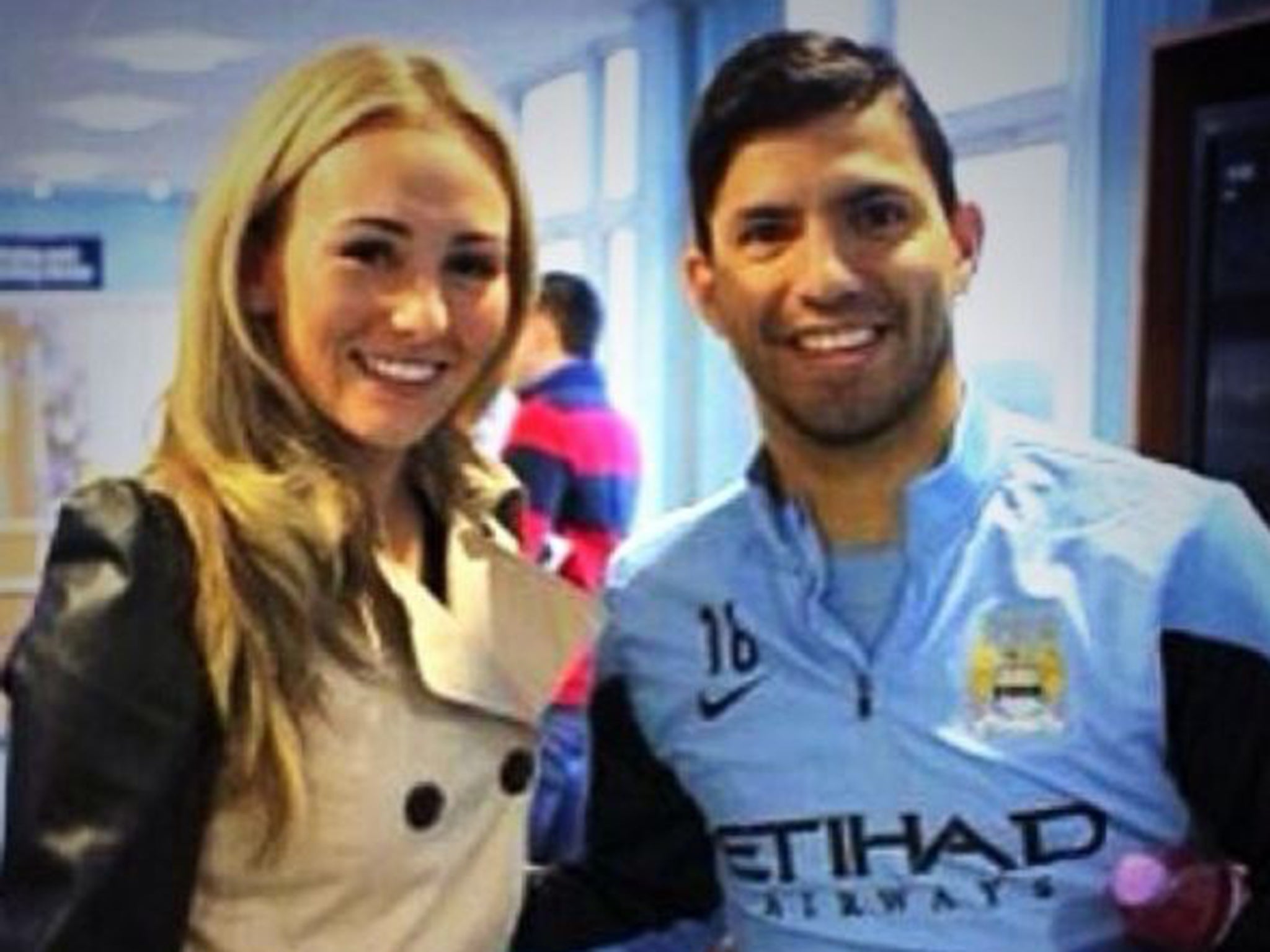 Toni Duggan and Sergio Aguero