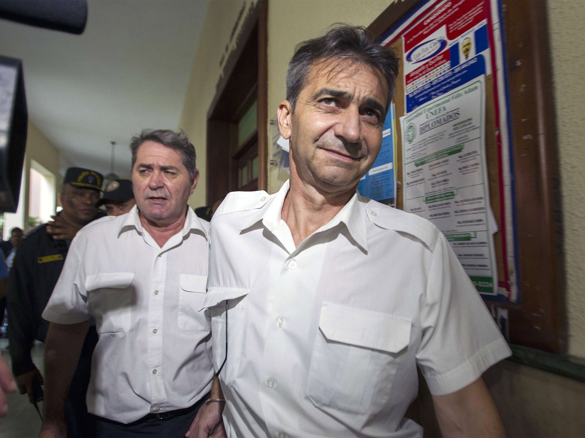 Jean Pascal Fauret (left) and Bruno Odos were convicted in the Dominican Republic