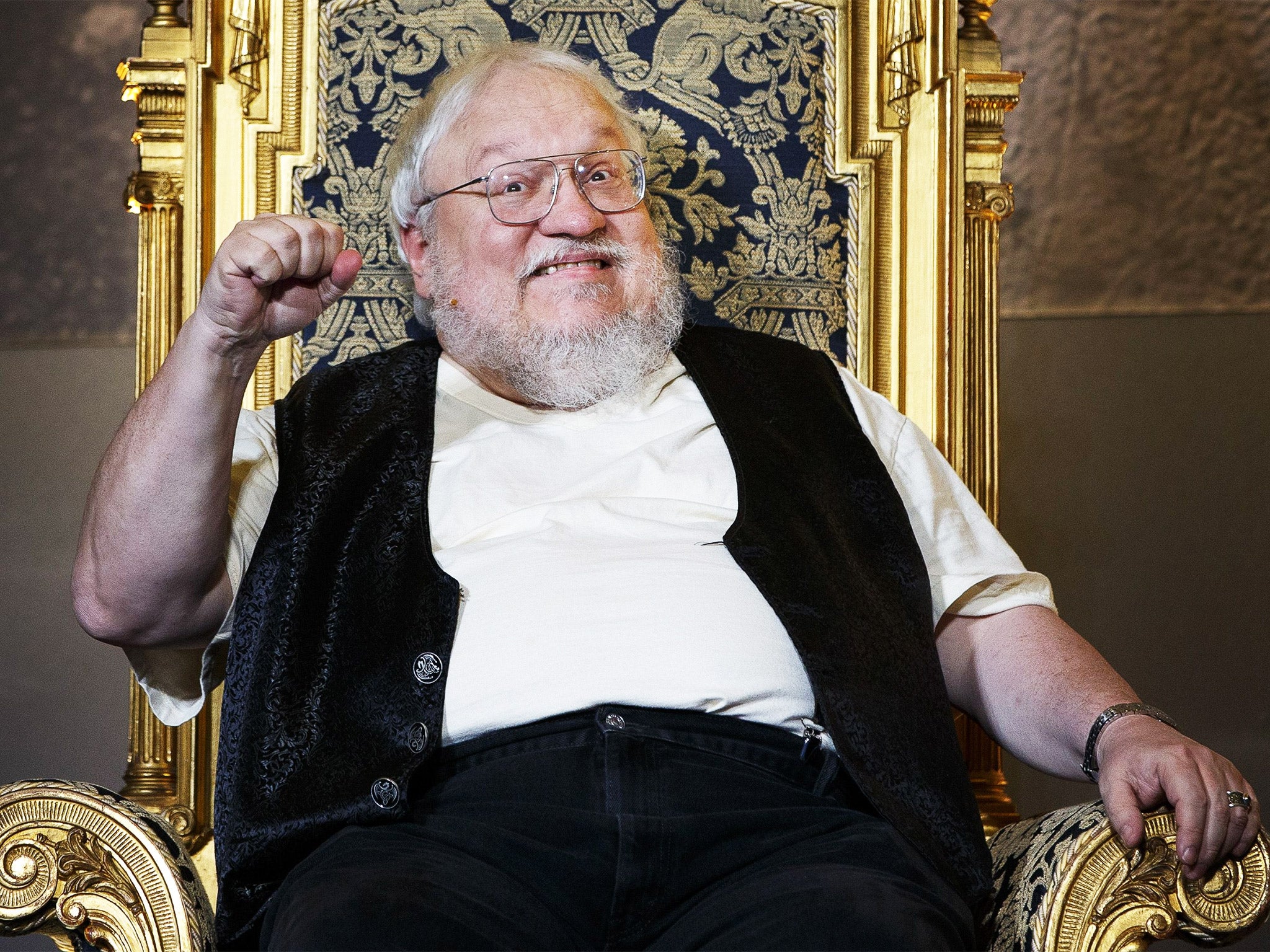 Enthroned: GoT has made a household name of the author of the books, George RR Martin