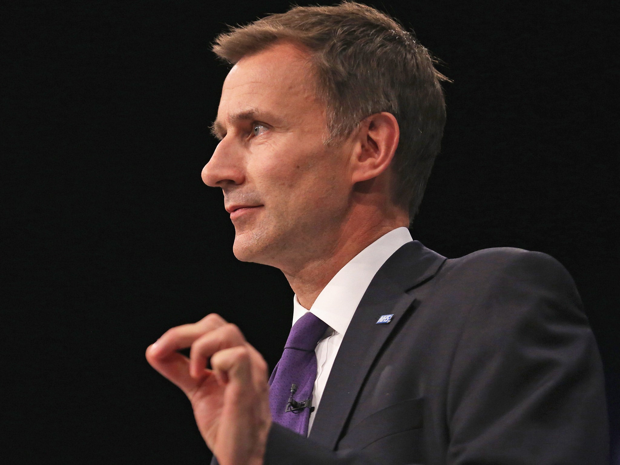 The Health Secretary, Jeremy Hunt