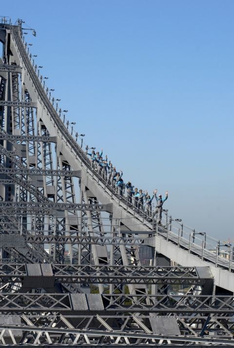 &#13;
Over it: Story Bridge Climb by Tourism and Events Queensland&#13;