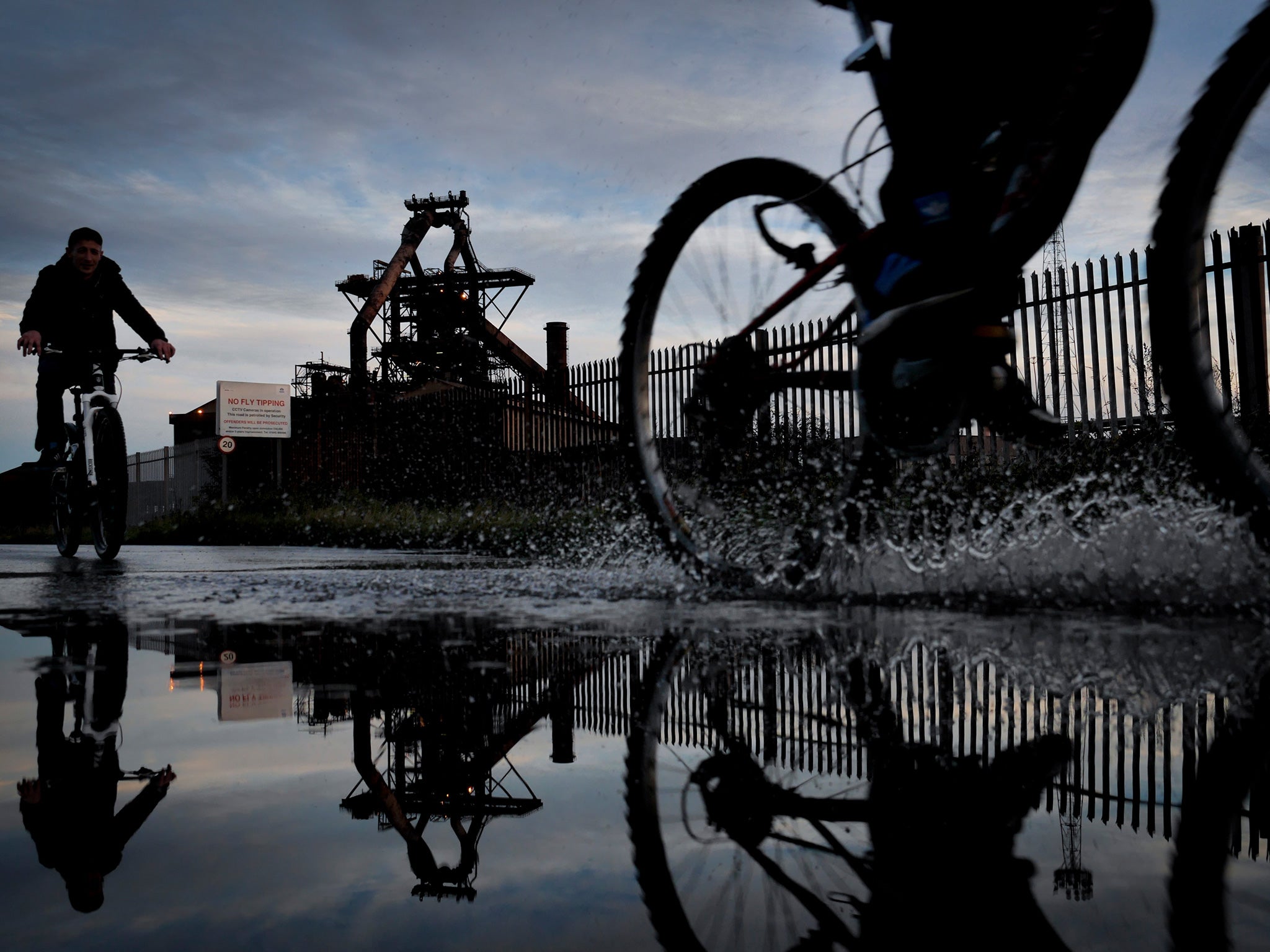 Redcar’s abandoned steelworks