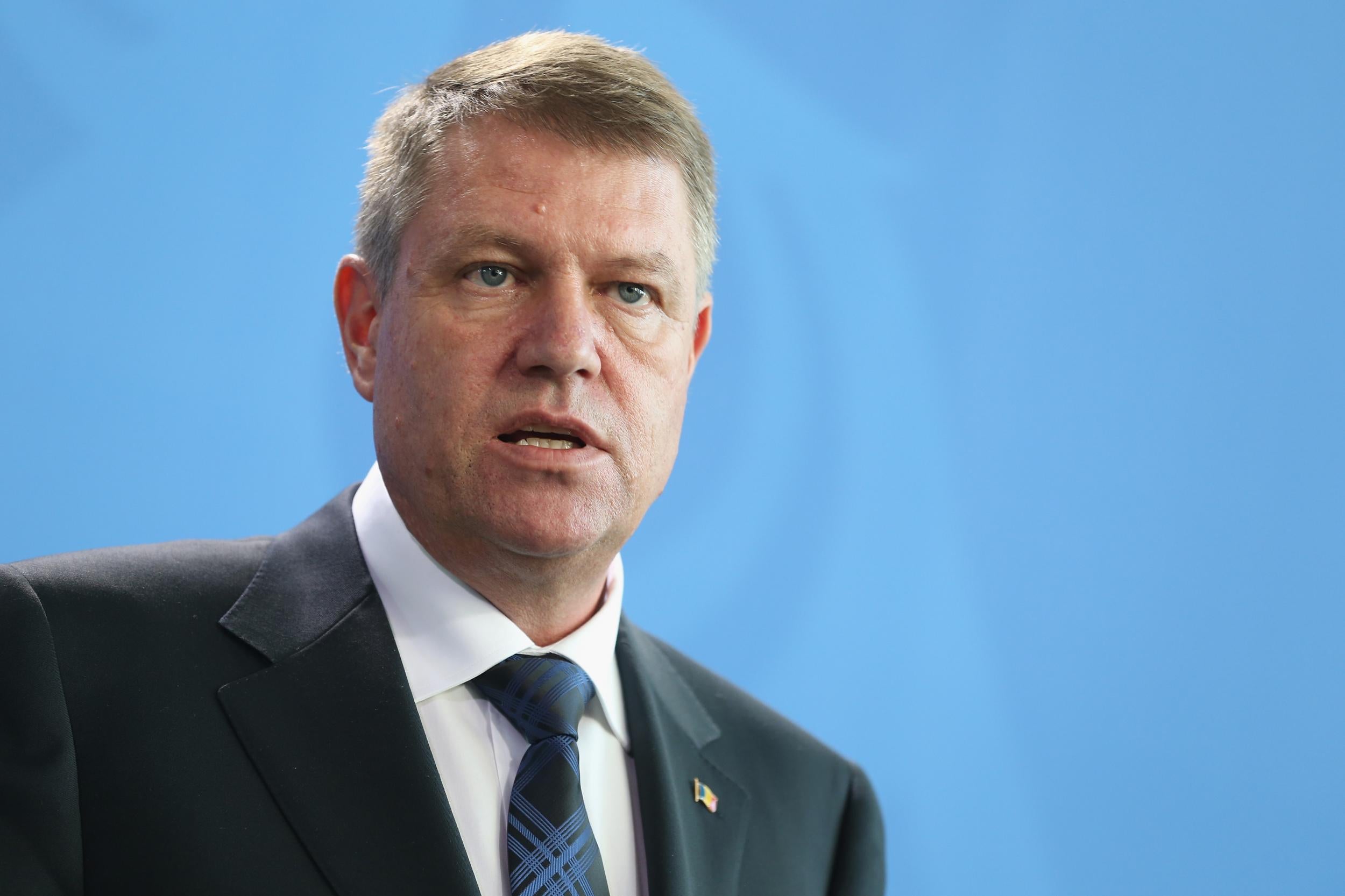 Romanian President Klaus Iohannis