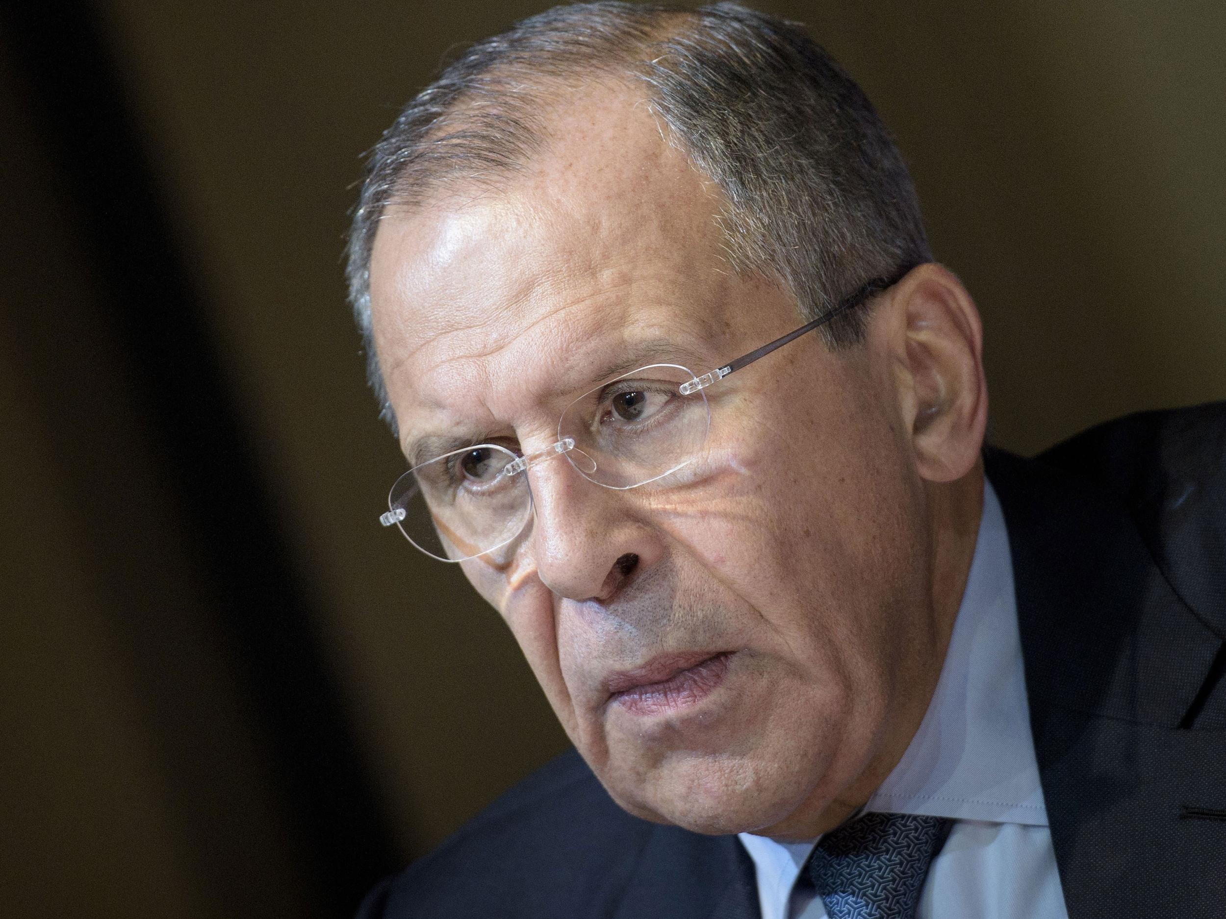 &#13;
The Russian foreign minister, Sergei Lavrov, stepped into the row earlier this week&#13;