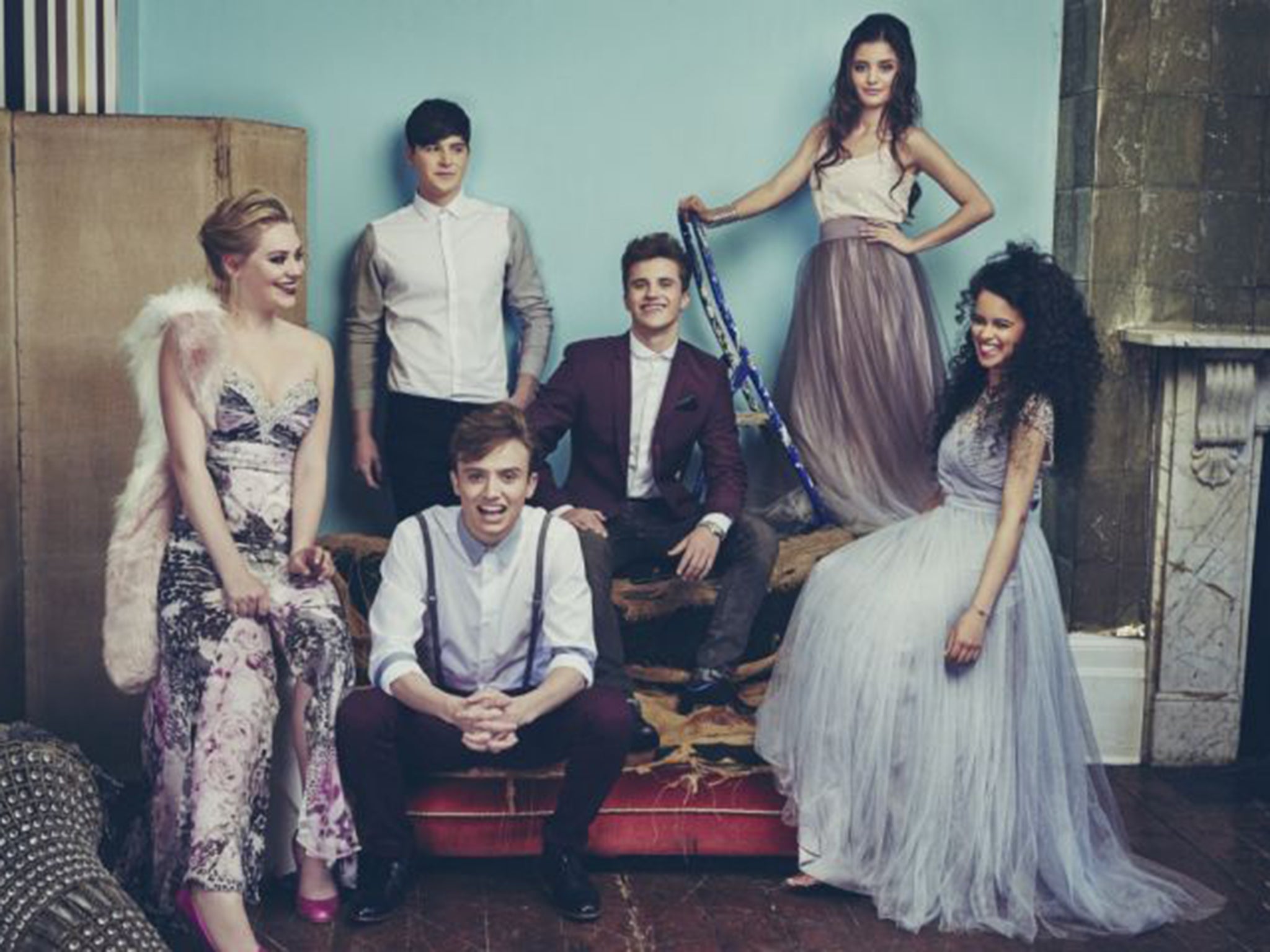 The cast of Evermoor, Disney’s first feature series to be shot in Britain