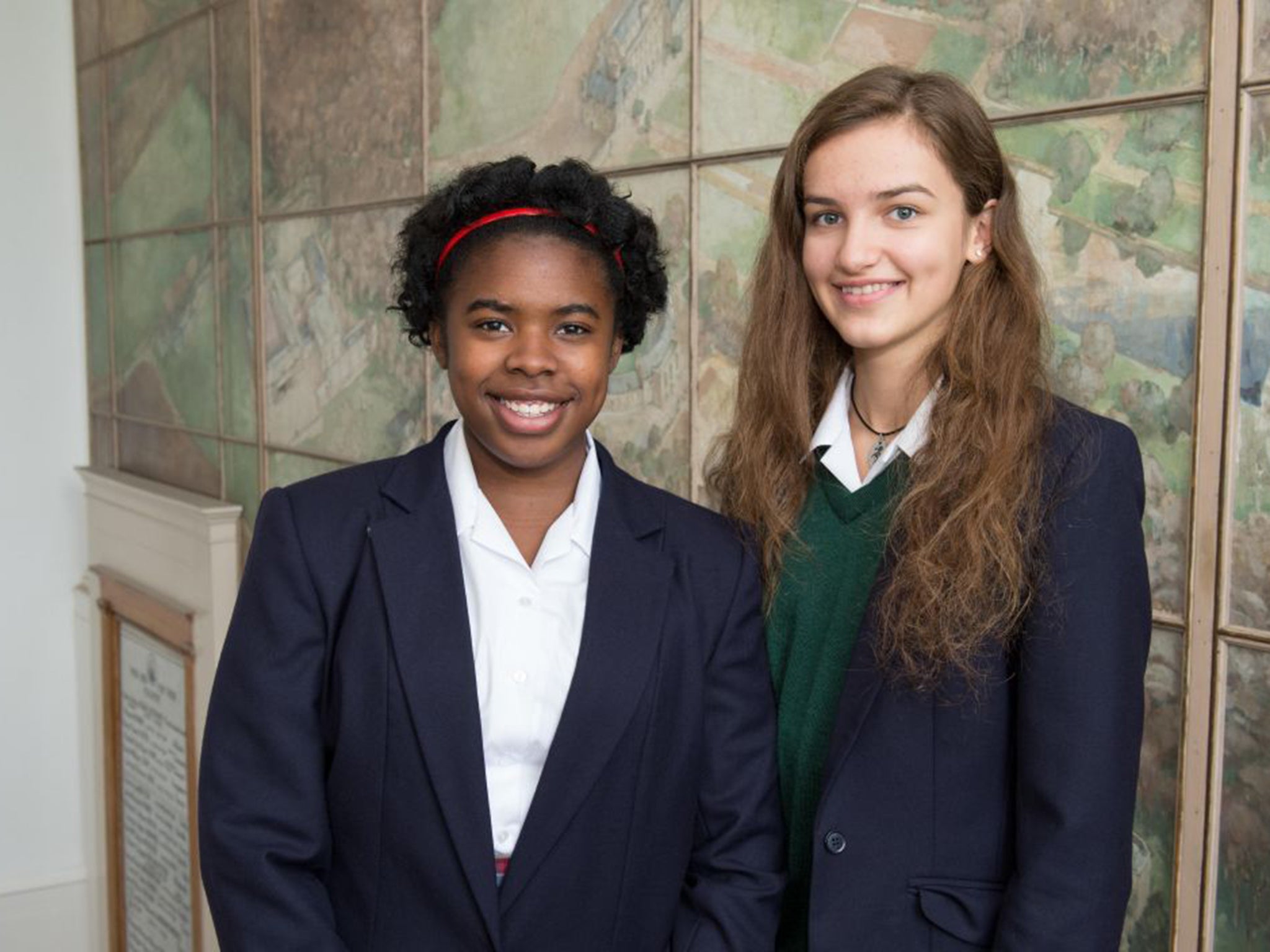 Shalise de Freitas and Alexandra Seliga are among Urswick scholars at Gordonstoun