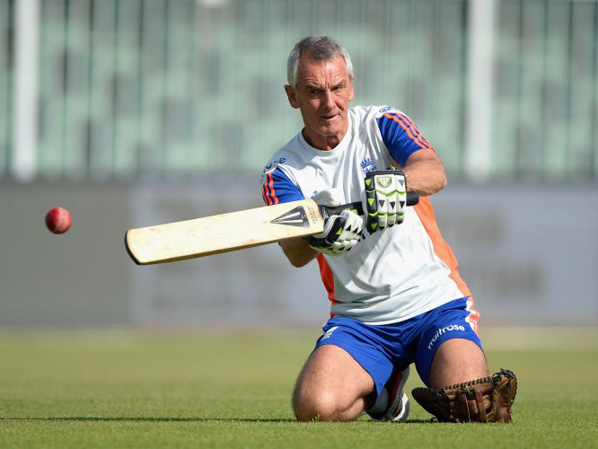 No rough edges: Operations manager Phil Neale during training in Sharjah