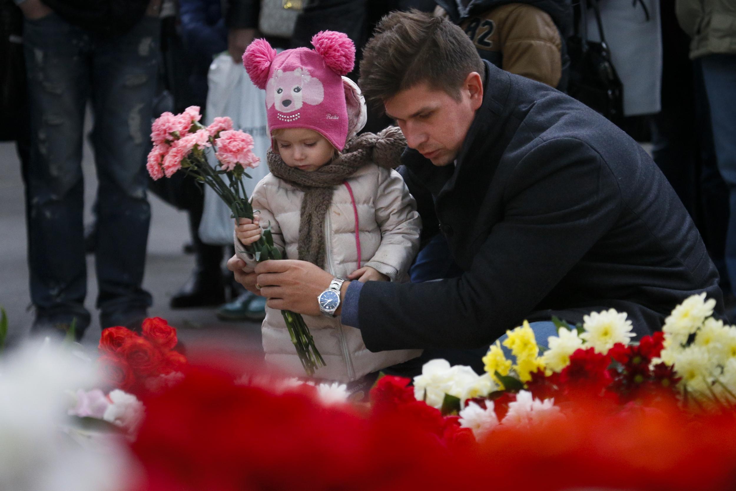 Russia observed a day of mourning on Sunday