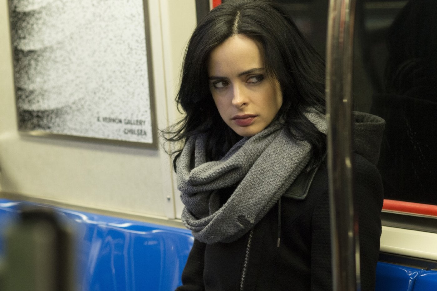 Krysten Ritter as Jessica Jones in Marvel's new Netflix superhero series