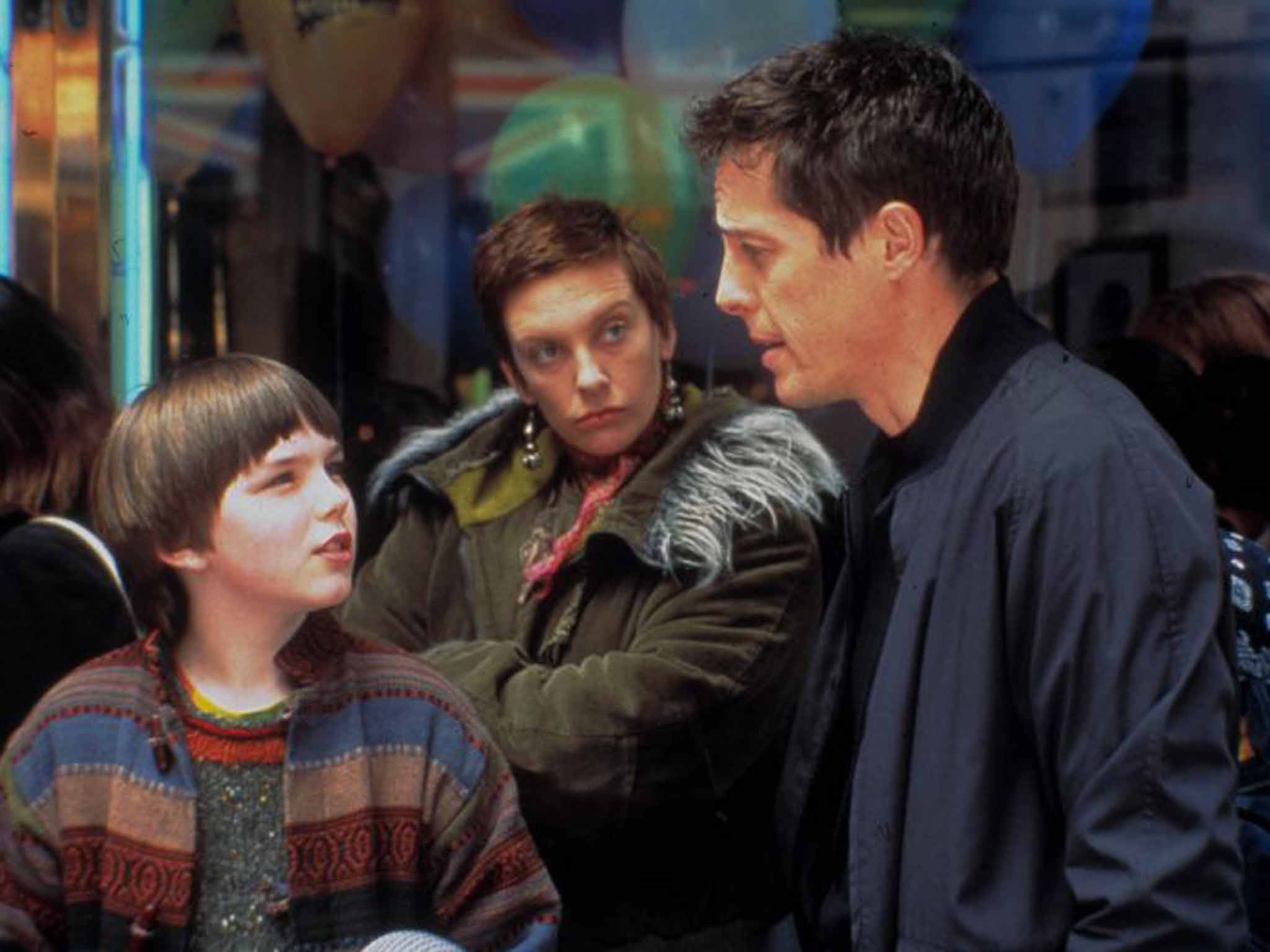 With Hugh Grant in 'About A Boy'