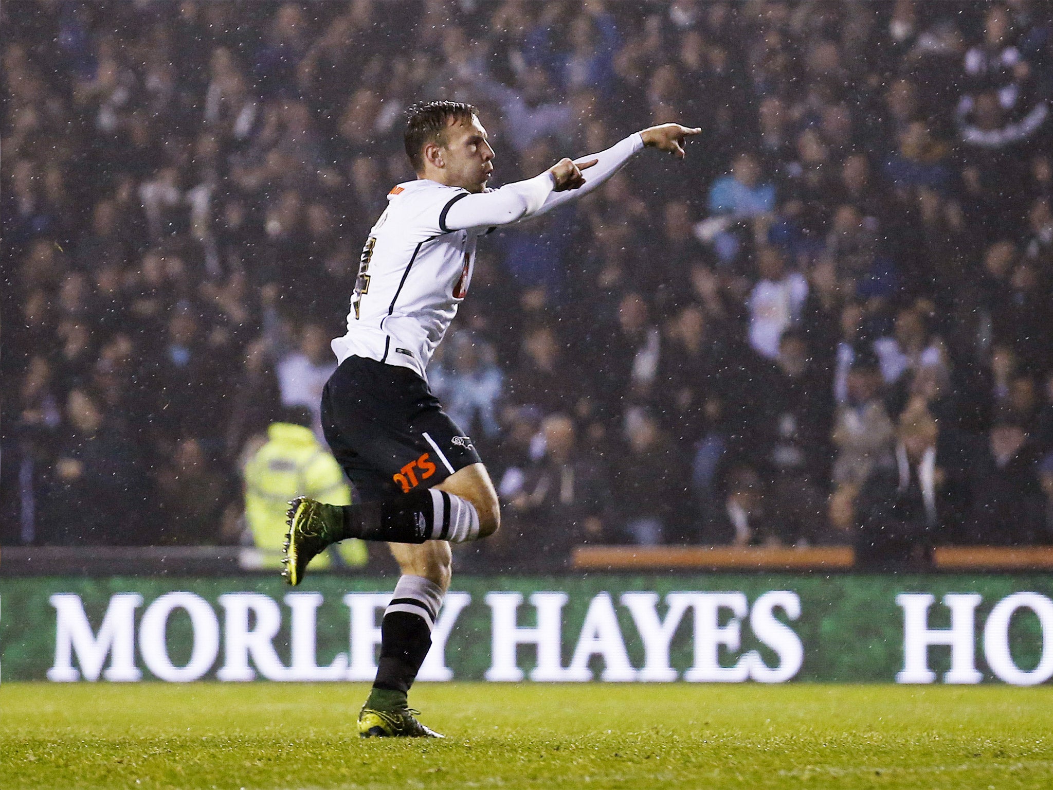 Andreas Weimann was again on target for Derby County
