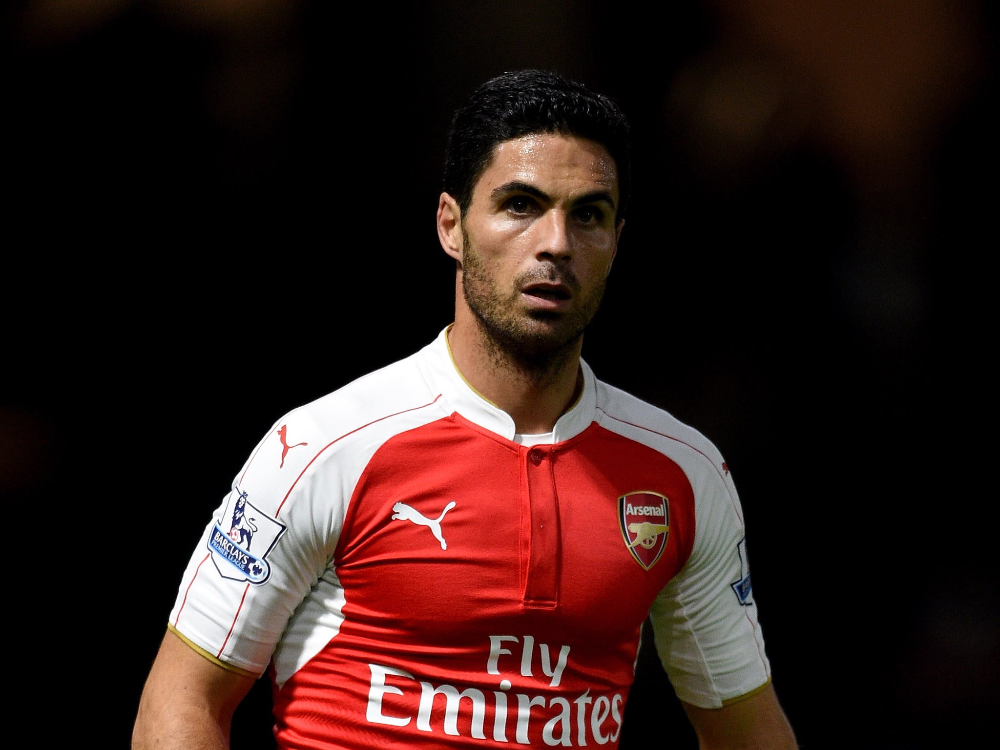 Arsenal midfielder Mikel Arteta