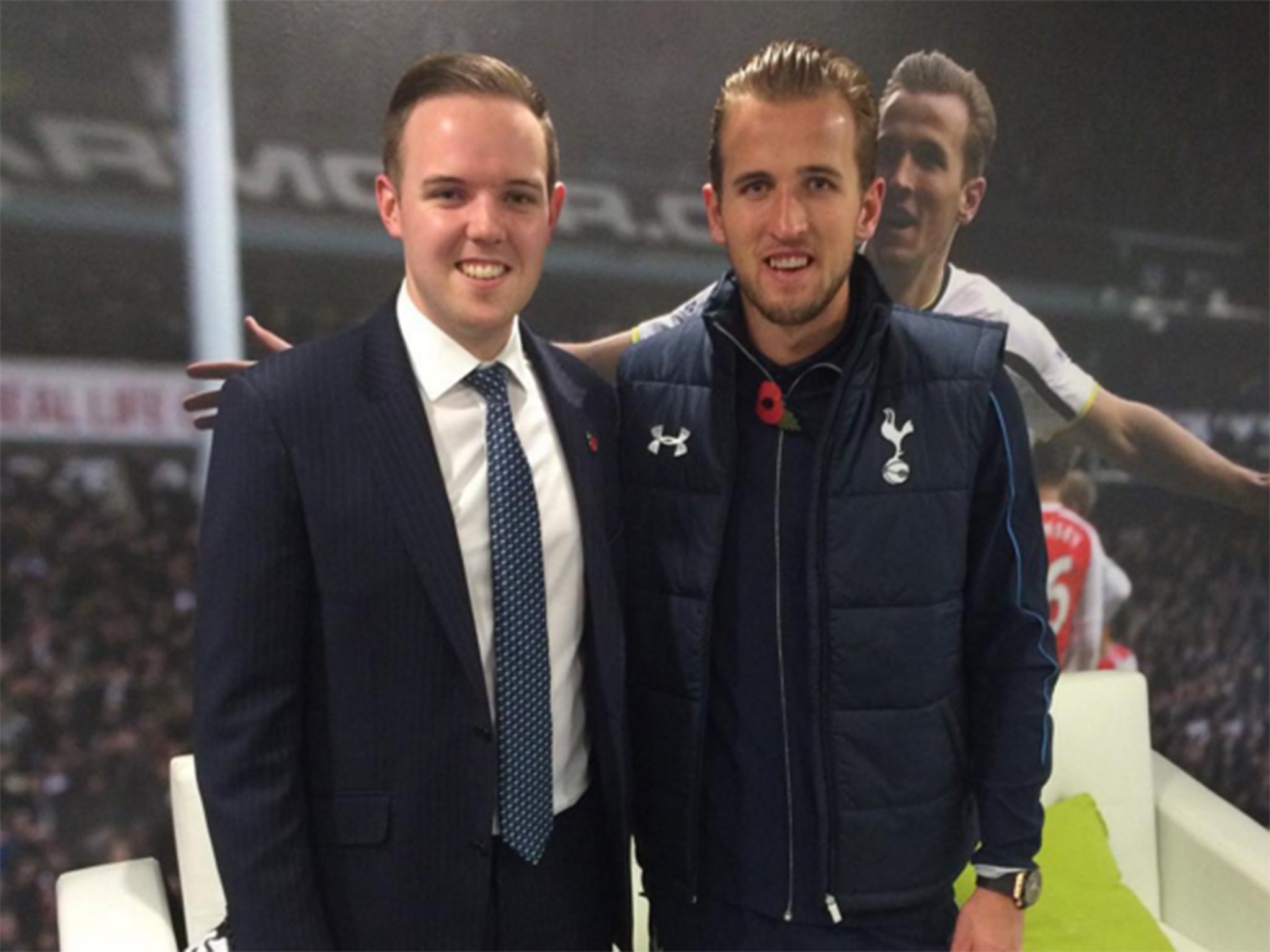 Cousins Joe, left, and Harry Kane