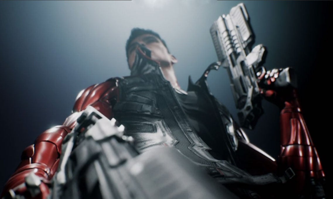 Teaser image of Twinblast, one of the playable characters in Paragon