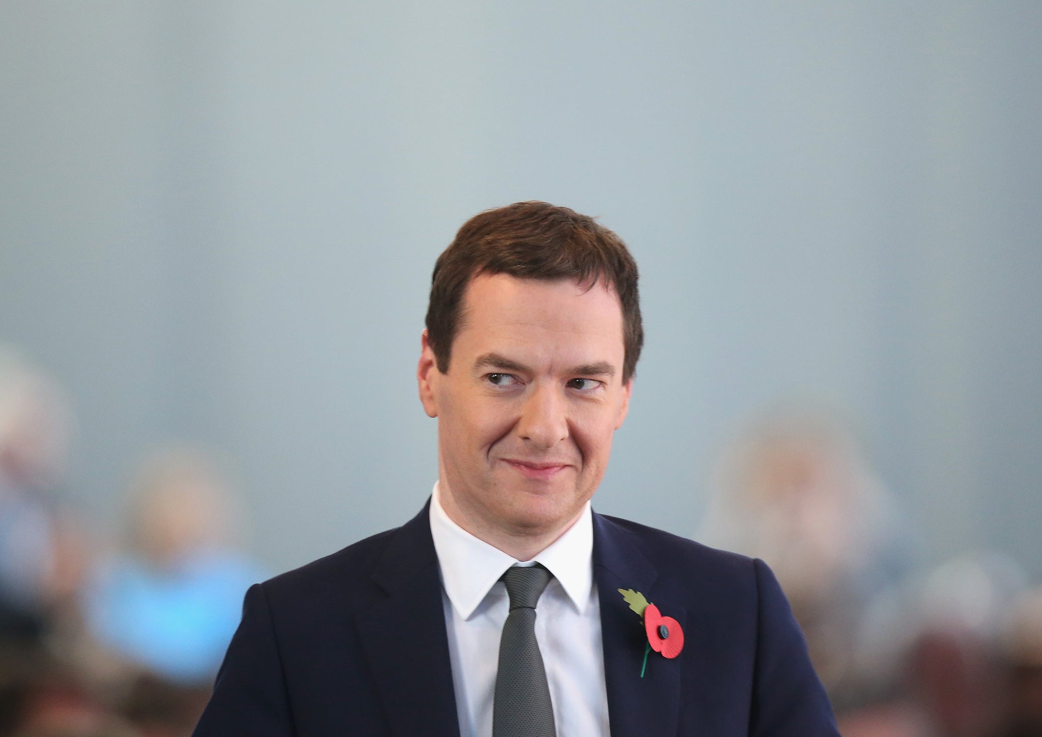 The Chancellor George Osborne